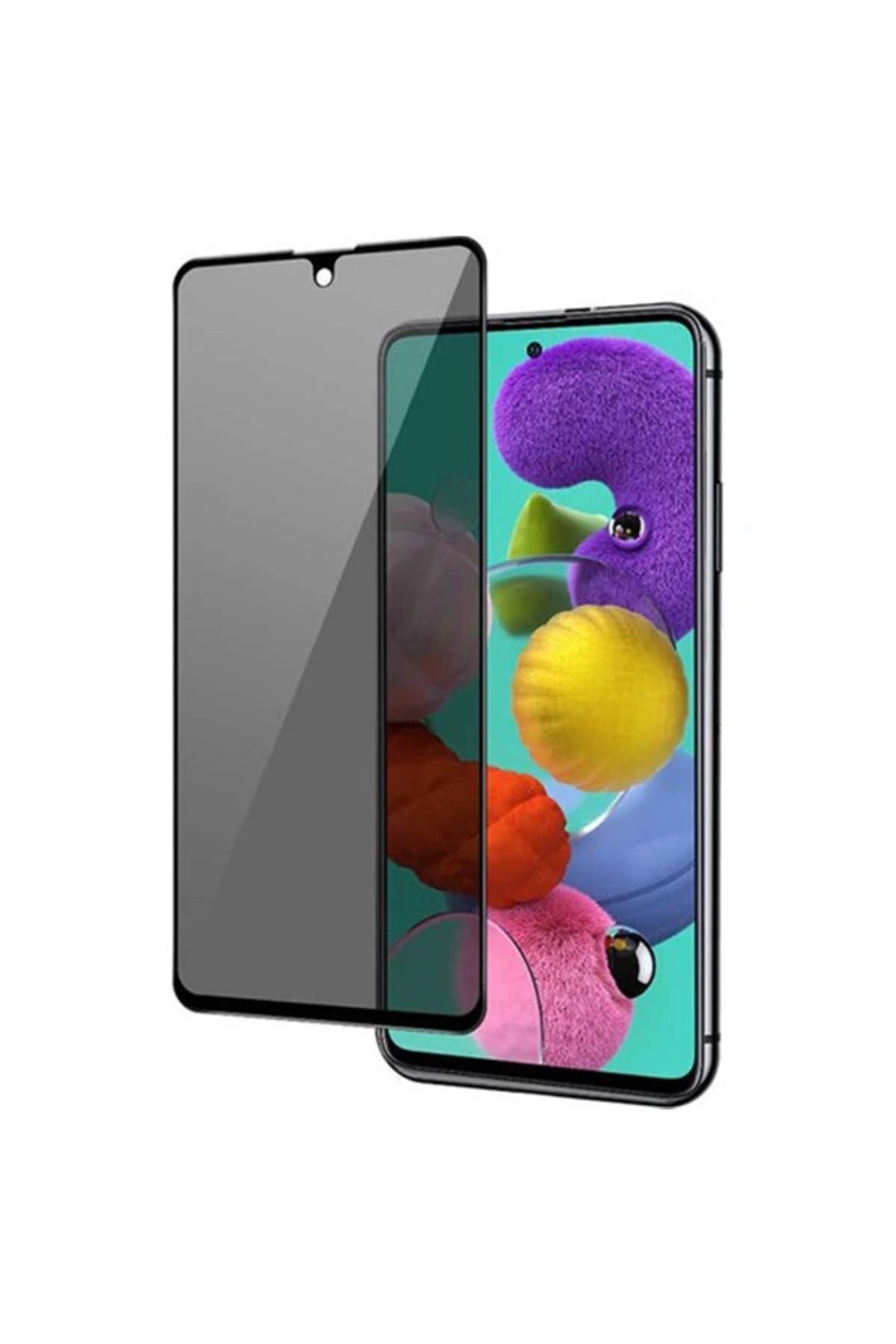 Marsilyan SM Galaxy S10 Lite 3D Full Privacy Gizlilik Tempered Cam Ekran Koruyucu-(5775) - MCT1073-9780