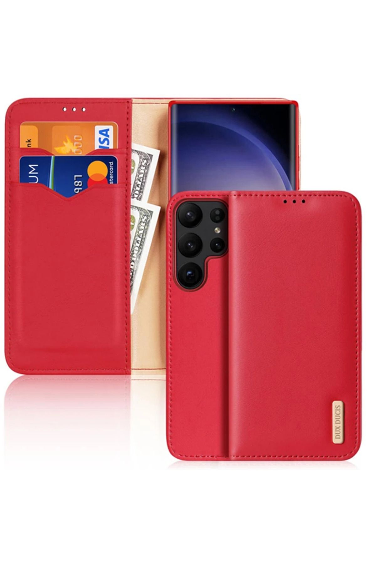 demila Dux Ducis SM Galaxy S23 Ultra Kılıf Mıknatıslı Cüzdanlı Deri Kılıf Hivo Ser - MLA1555-1641