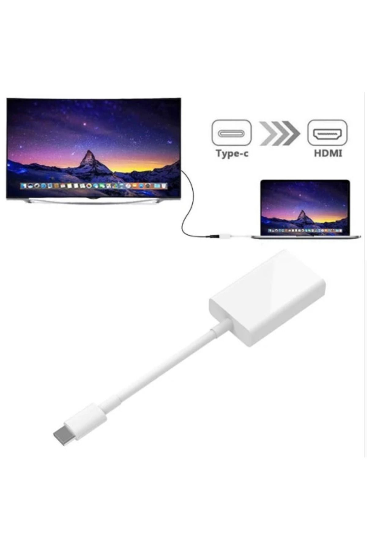 Marsilyan Ally 4k Type C Hdmi Görüntü Aktarma Adeptörü-(5775) - MCT7632-1169
