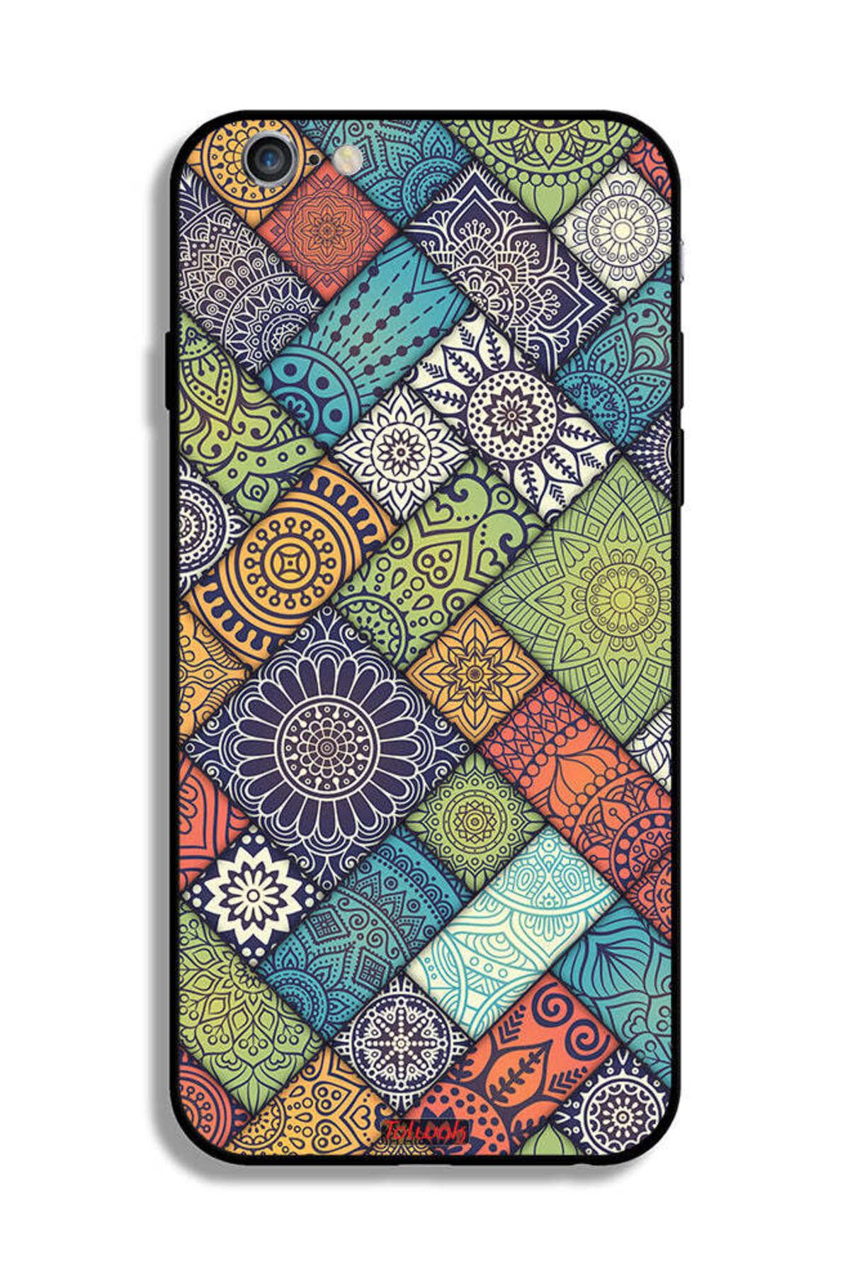 Tolwak-Apple iPhone 6 Plus/6s Plus Protective Case Mandala Pattern 2