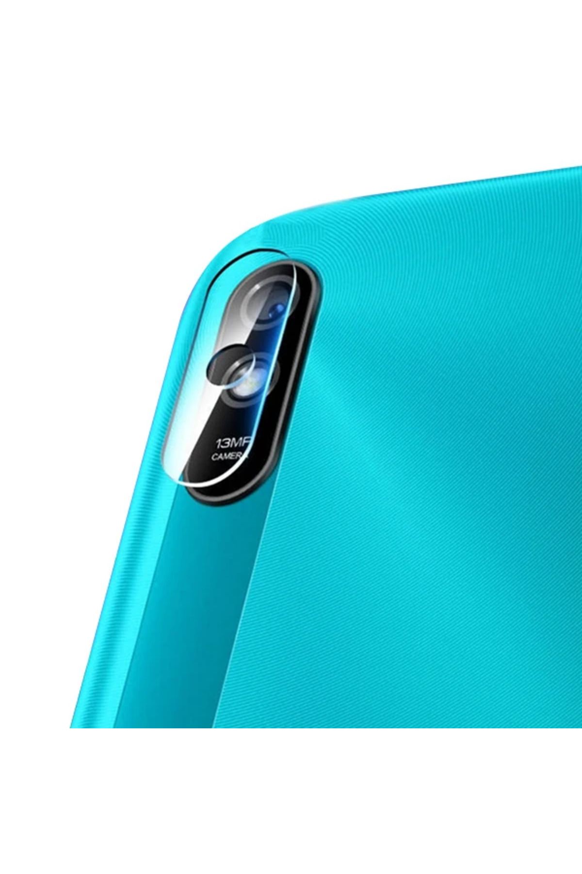 Marsilyan Xiaomi Redmi 9A Tempered Cam Kamera Koruyucu-(5775) - MCT4805-1547