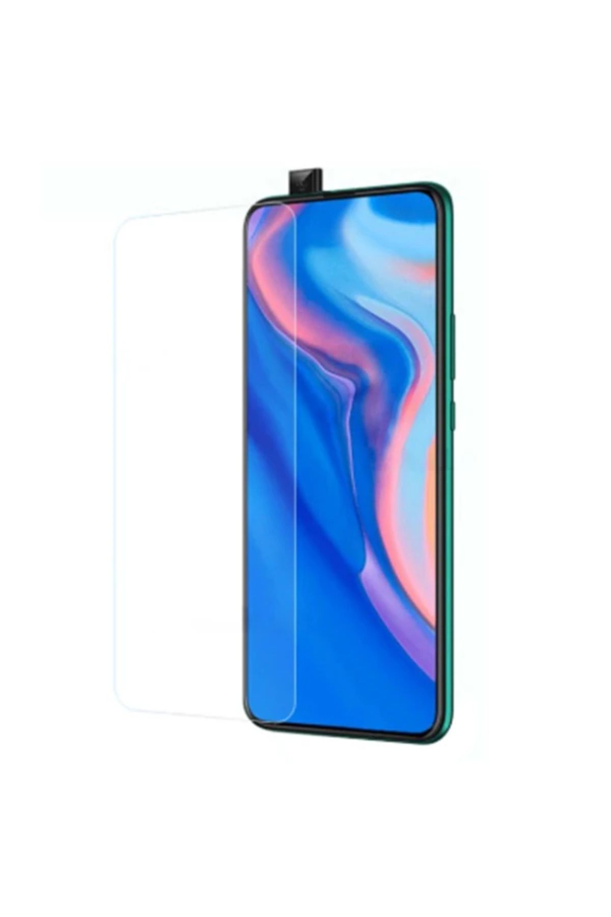 Marsilyan Huawei P Smart Z/Y9 Prime 2019 Honor 9X Kırılmaz Cam Ekran Koruyucu-(5775) - MCT2034-1714