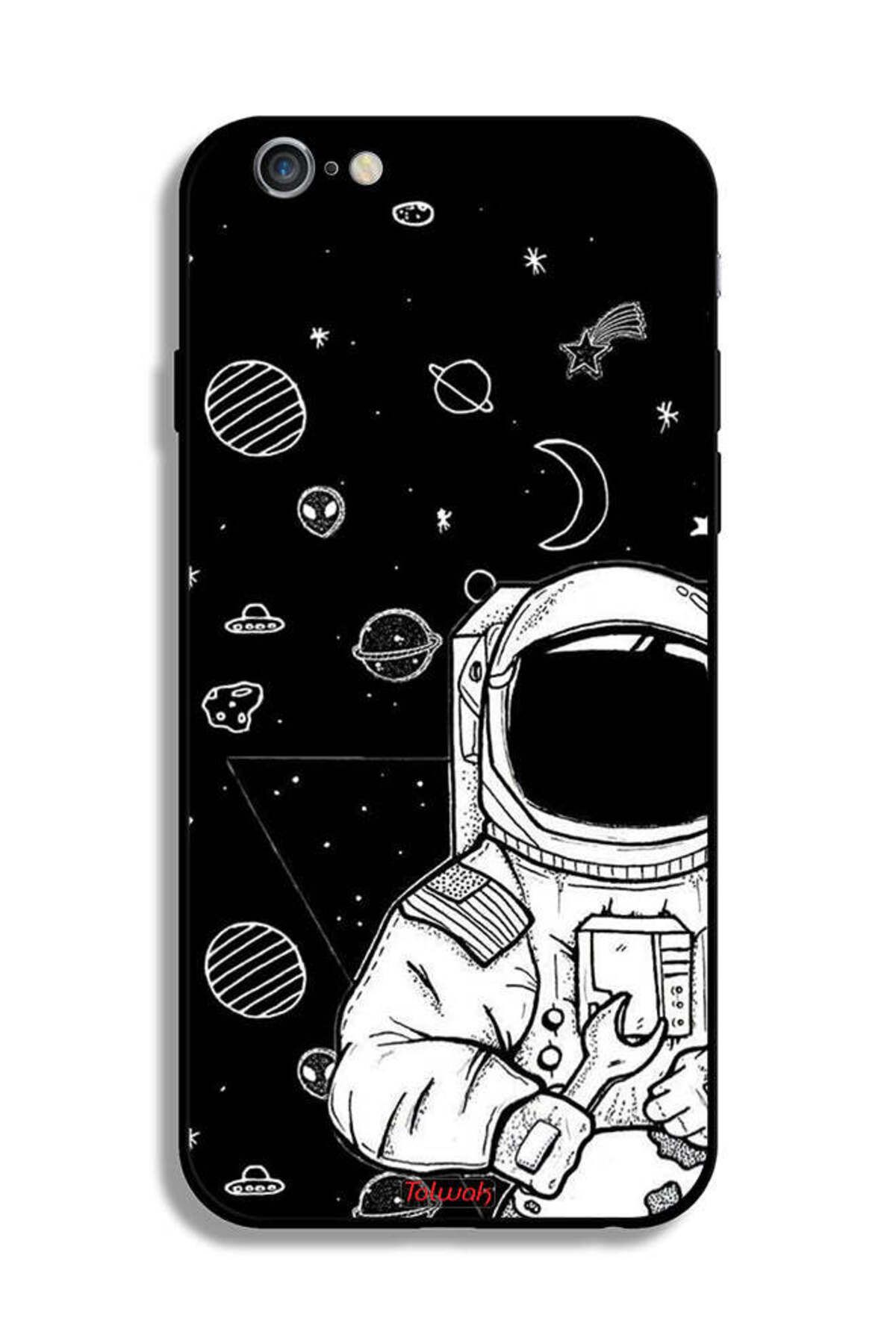 Tolwak-Apple iPhone 6 Plus/6s Plus Protective Case Astronaut Art 2