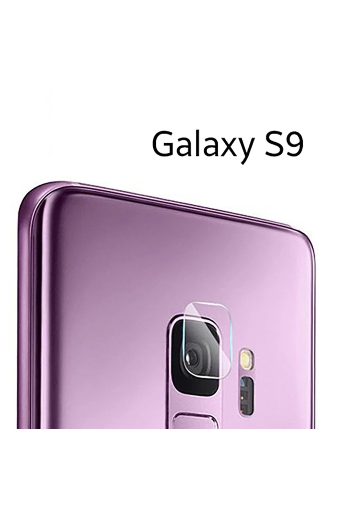 ONE Ally Samsung Galaxy S9 İçin Yüksek Çözünürlüklü Kamera Lens Koruma Camı-(5 - CDY3714-4456
