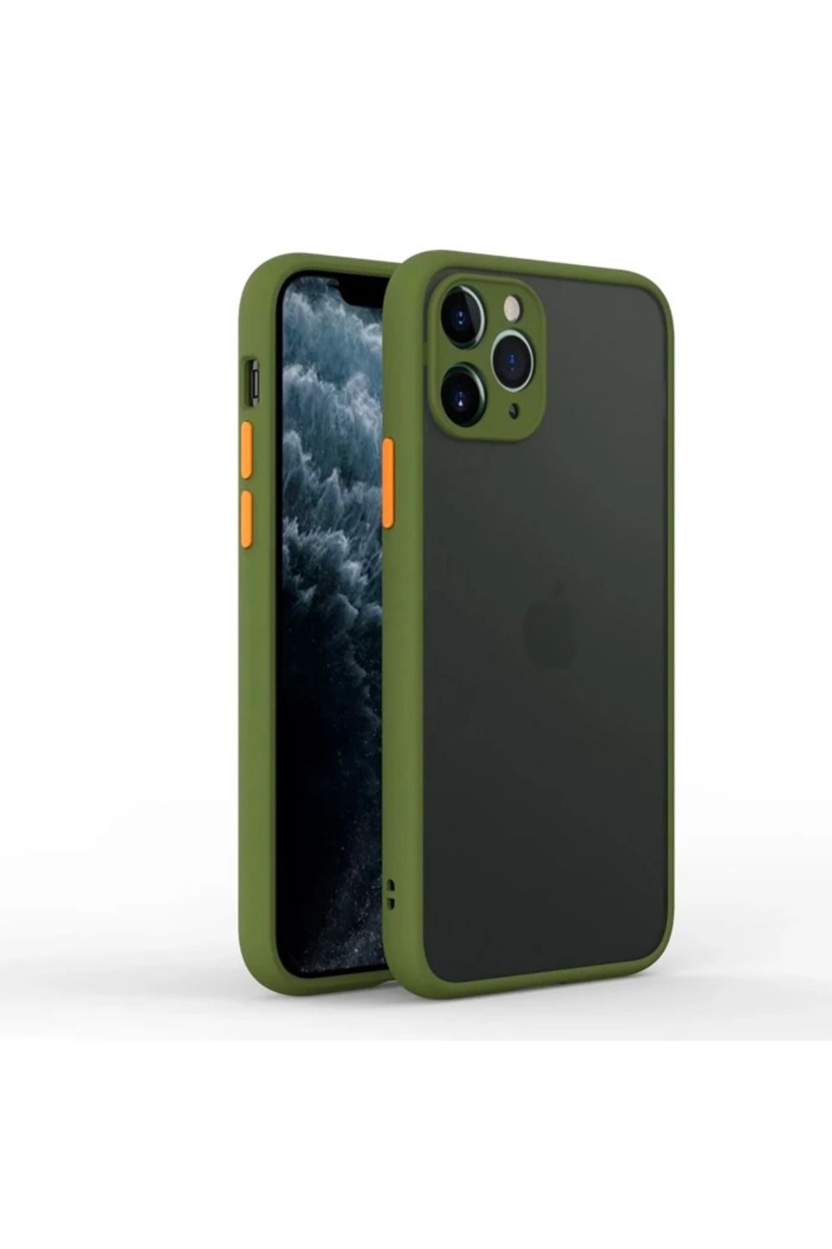 Marsilyan iPhone 11 Pro Max 6.5inç Kamera Korumalı Premium Silikon Kılıf-(5775) - MCT9554-7081