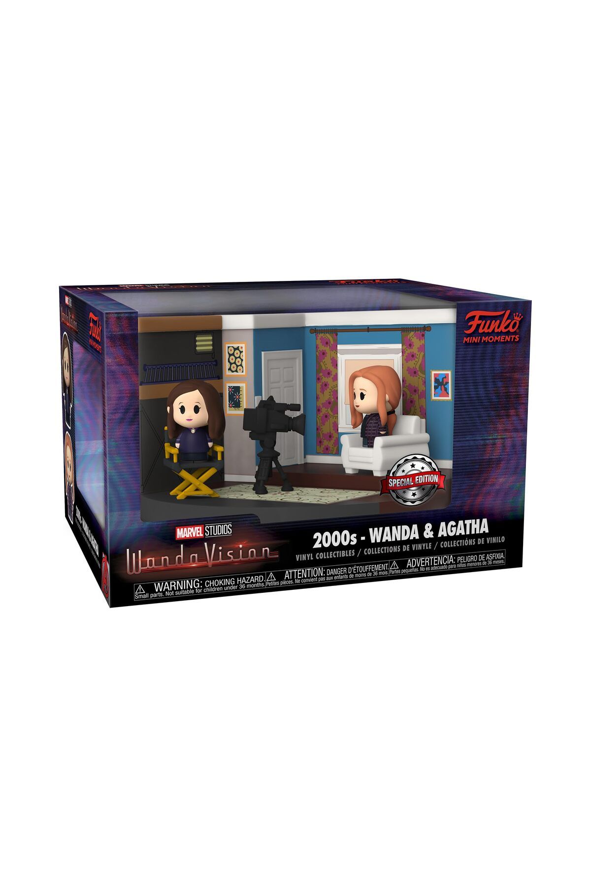 Funko Pop Mini Moments Wandavison 2000s Wanda and Agatha Special Edition