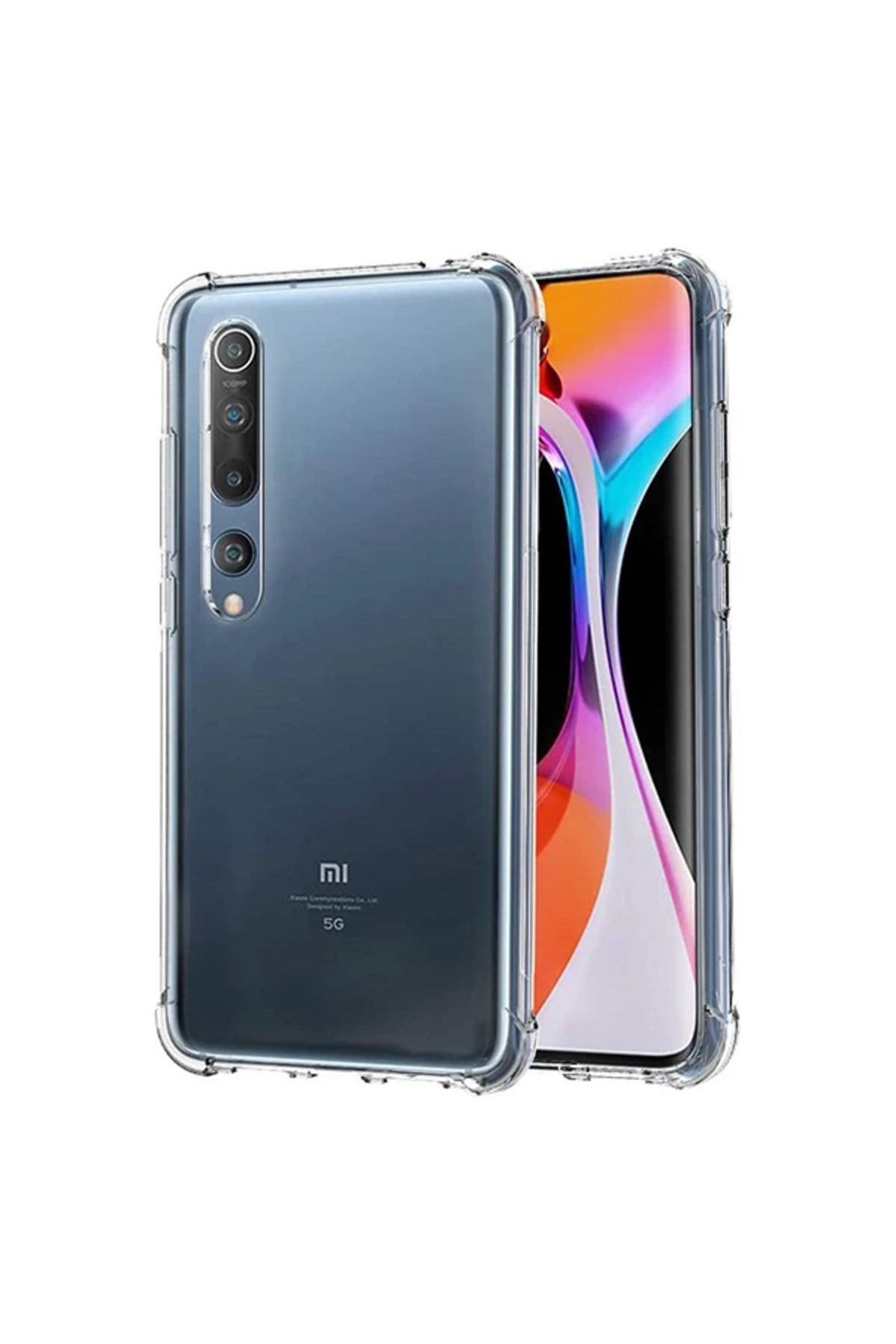 Marsilyan Ally Xiaomi Mi 10/10 Pro Anti-Drop Darbe Emici Silikon Kılıf-(5775) - MCT6948-2580