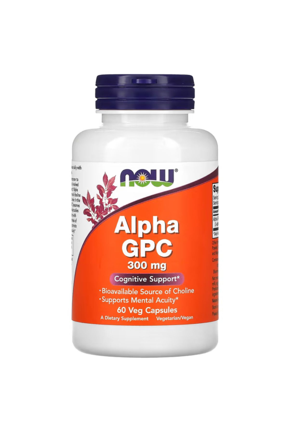 Now Foods , Alpha GPC, 300 mg, 60 Veg Capsules