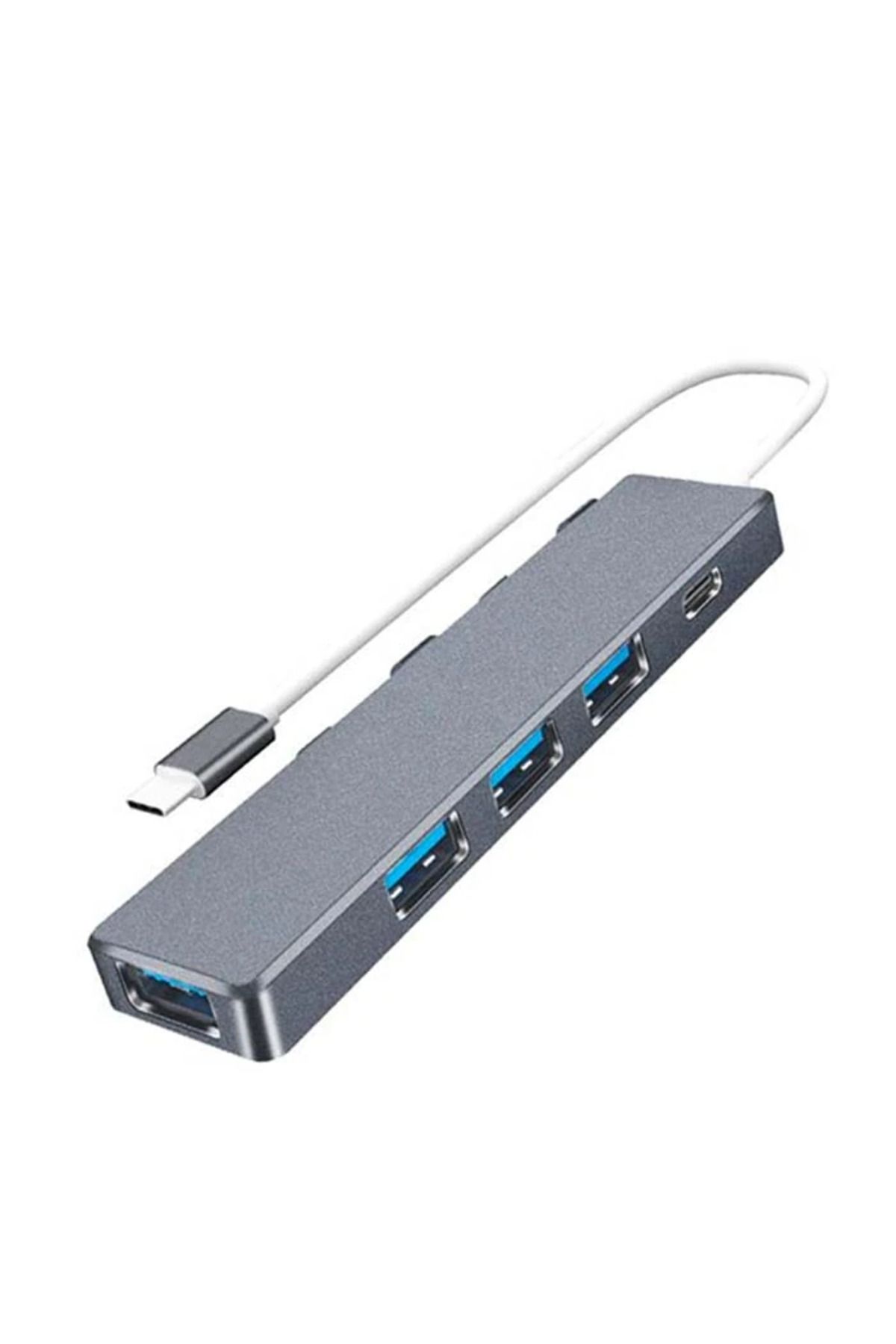 Marsilyan ALLY ADS-301C 5 in 1 Type C Dönüştürücü 4 Usb Portlu Adaptör Hub Çoklayıcı - MCT6164-7299