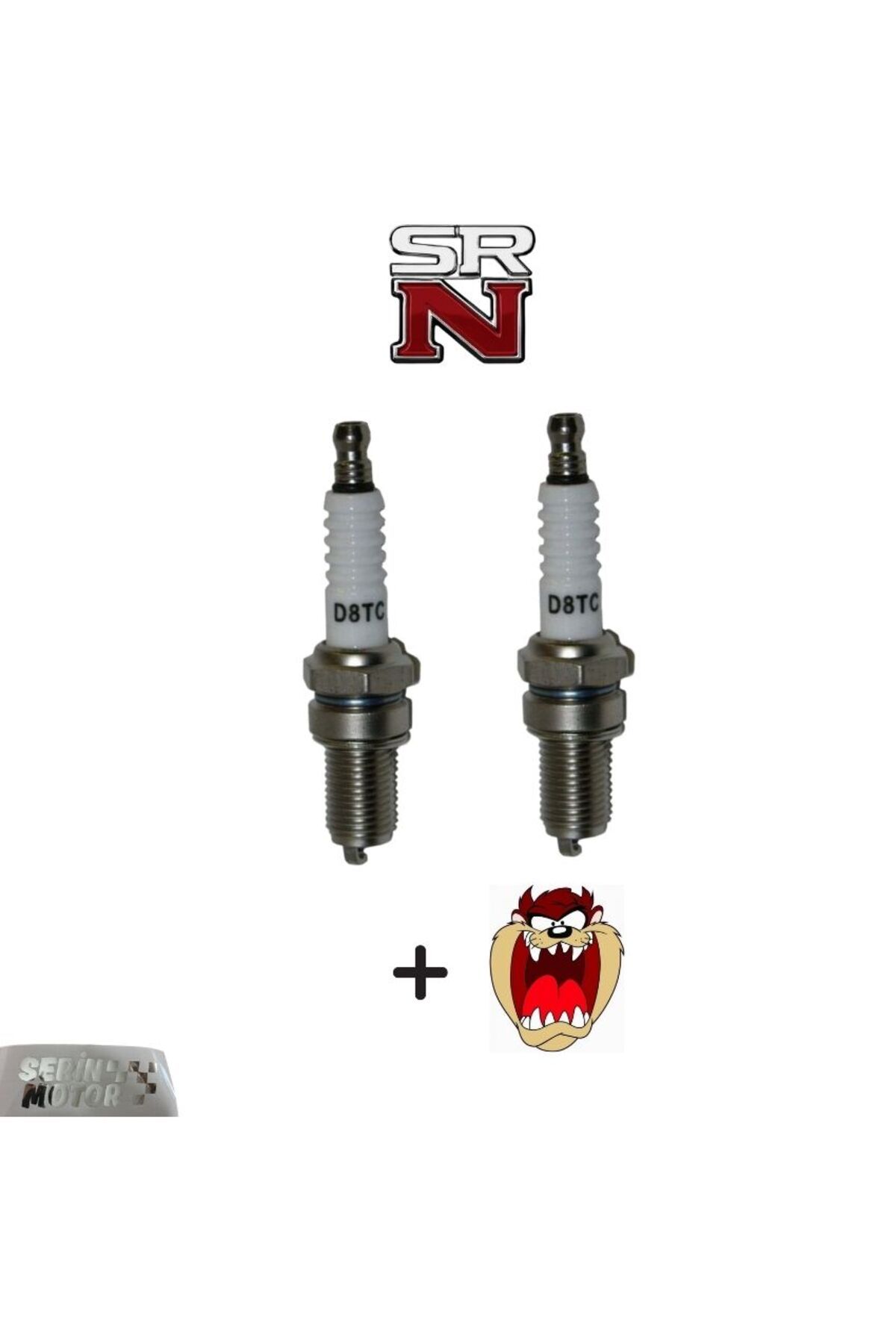 GMS Cg Çita D8TC Buji 2 Adet Avantajlı Set + Tzmanya Hedye StickerSRNMOTOR