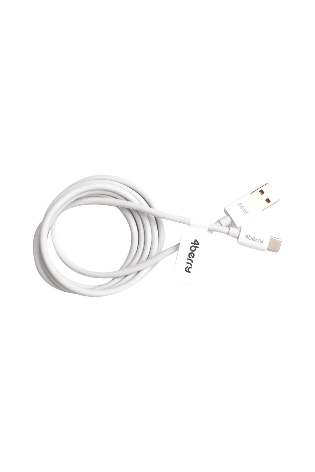 4Berry ECO ACT PLASTIC FAST CHARGE 66 W(A TO C 1.2M) BEYAZ