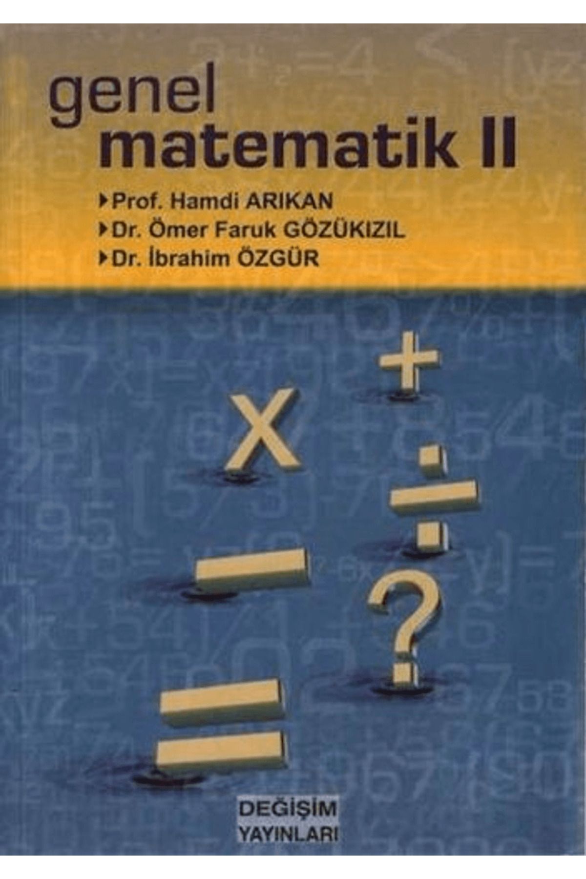 Değişim Yayınları Genel Matematik 2