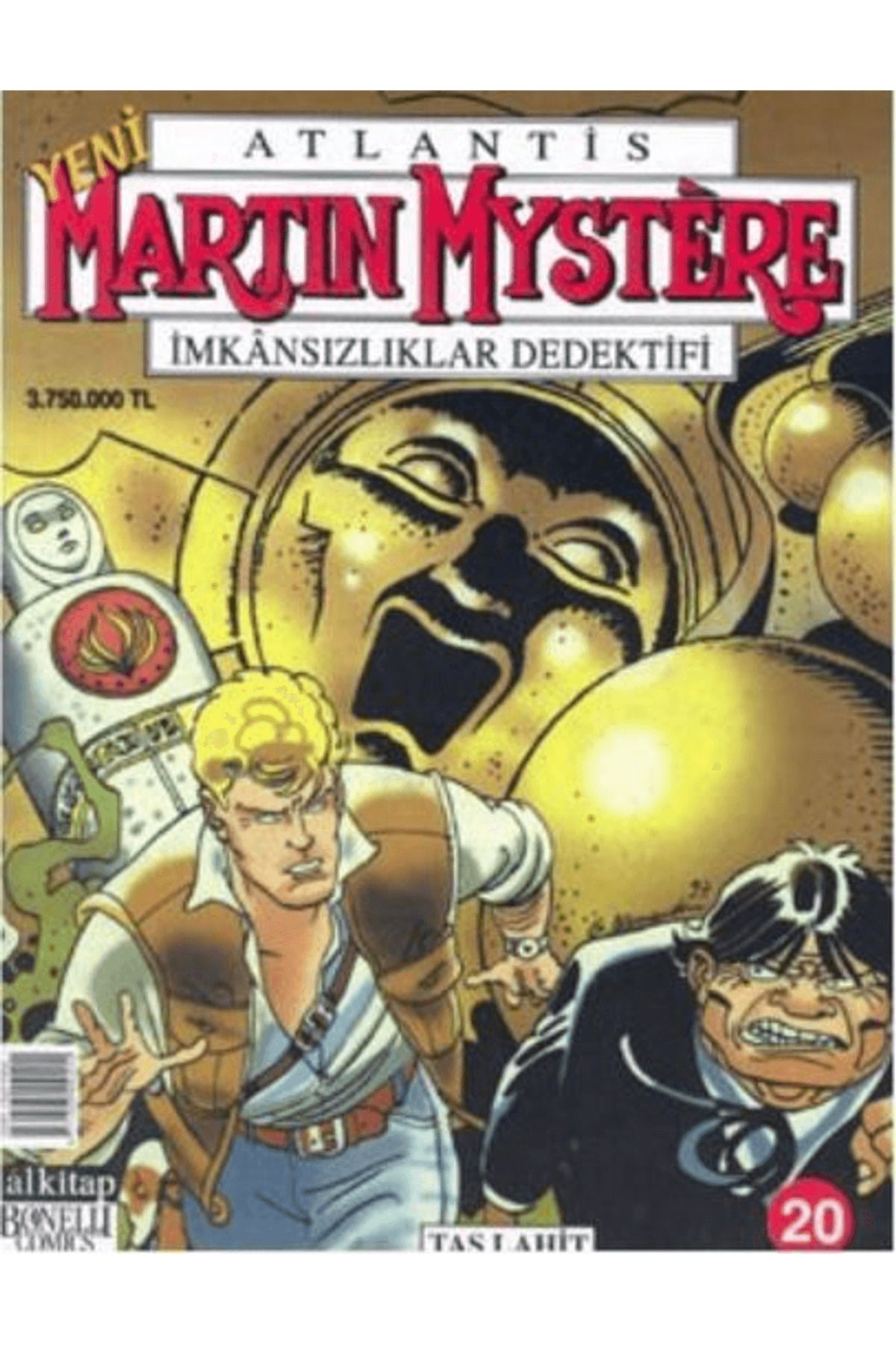 Lal Kitap Martin Mystere İmkansızlar Dedektifi Sayı: 20 Taş Lahit