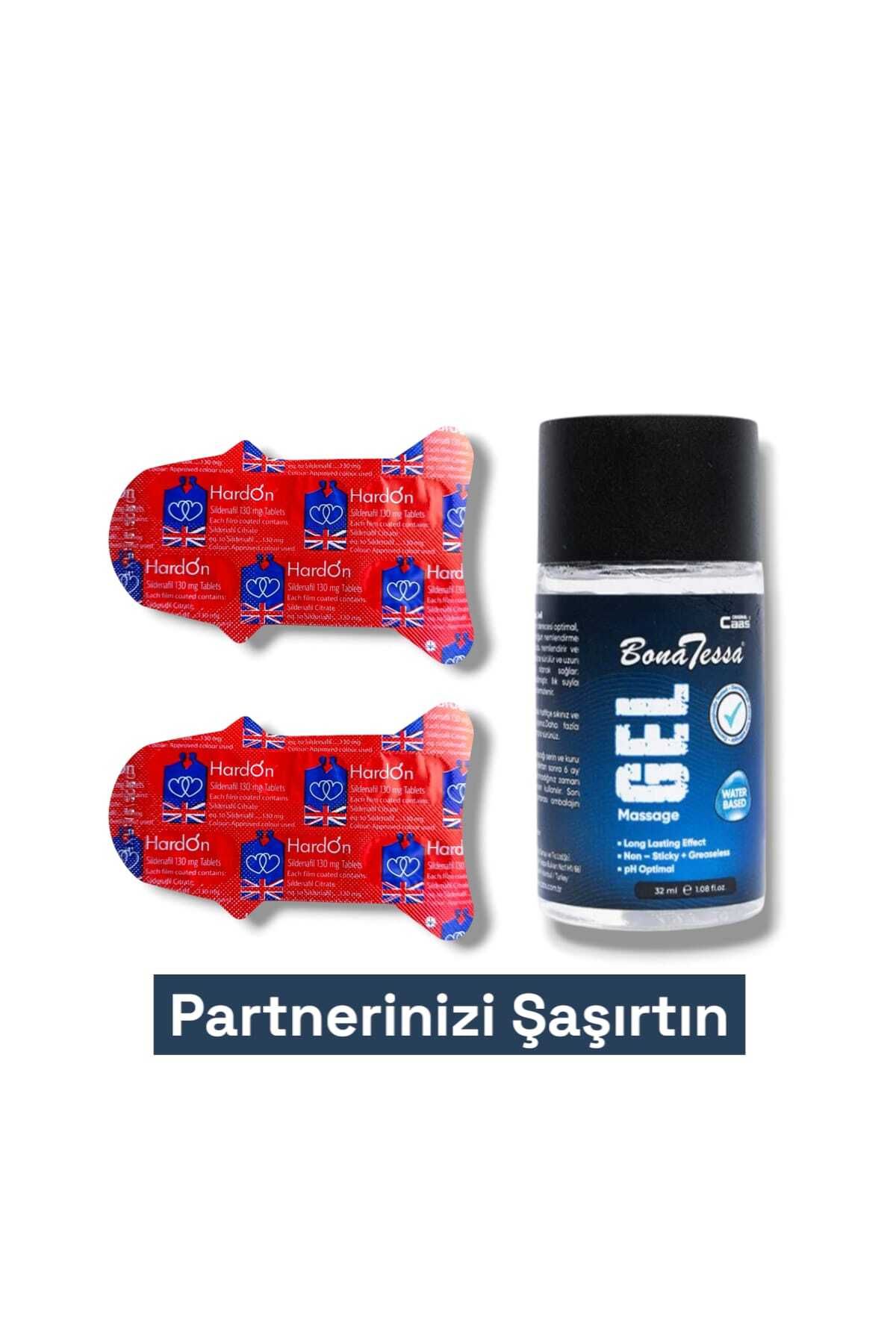 Strong Bull Store Erkeklere Özel Doğal Sertlik, Performans Takviyesi 12'li + Bona Tessa Su Bazlı Kayganlaştırıcı 32 ML