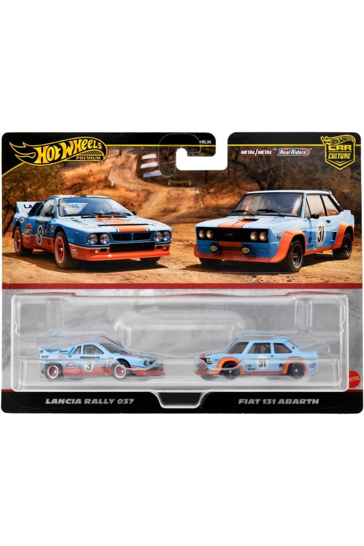 HOT WHEELS 2 li Premıum Lancia Rally 037 / Fiat 131 Abarth HRR81 2021 M.