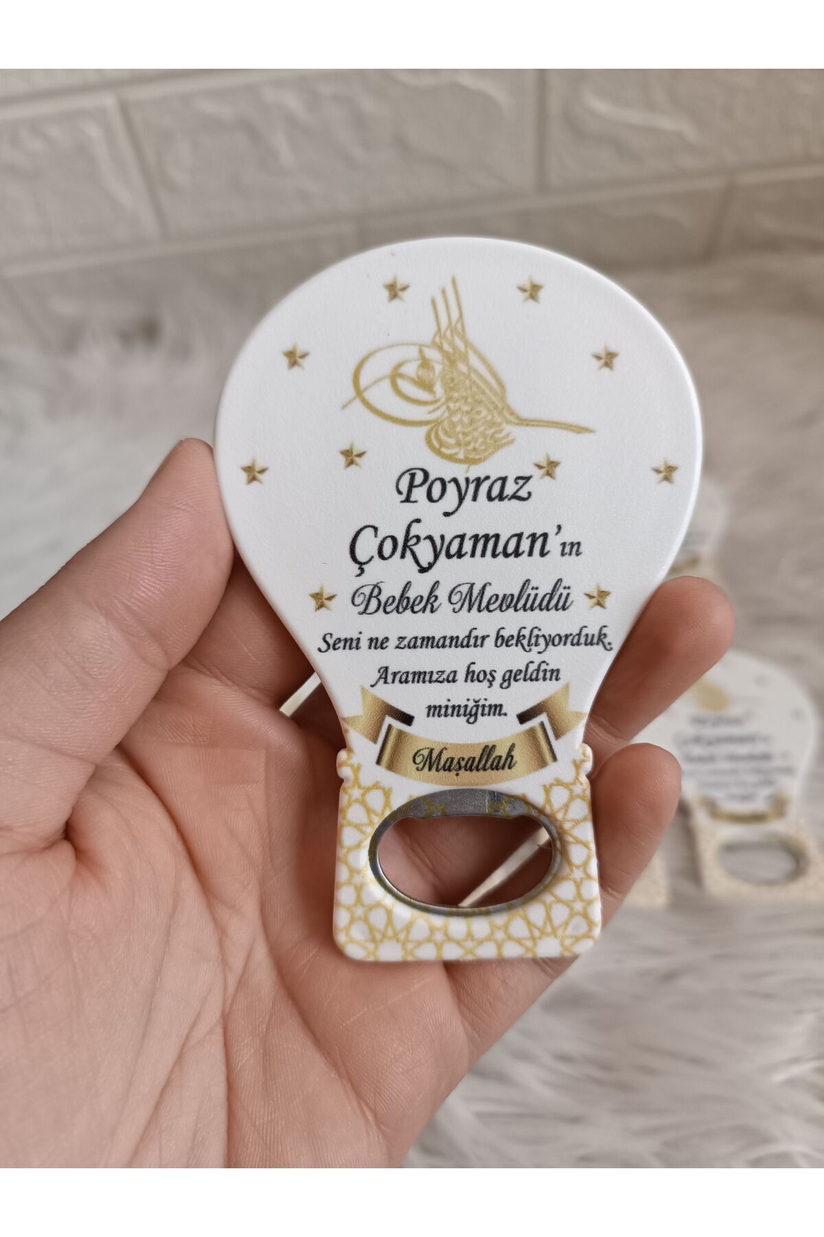 Doğrukan Hediyelik 25 adet Sünnet Hatırası Balon Açacak Magnet Hediyelik Yenidoğan Doğum Günü Mevlüt Hediyelikleri
