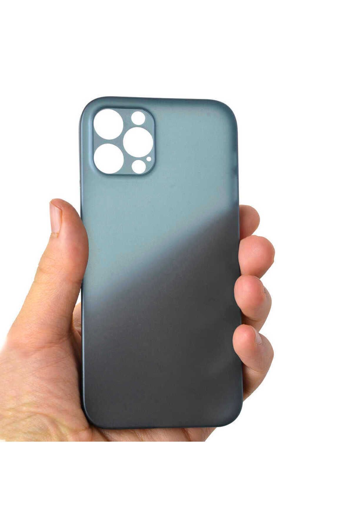 halkhouse İphone 12 Pro Kılıf Esnek Renkli Kırılmaz Silikon Yumuşak Eko PP Kapak