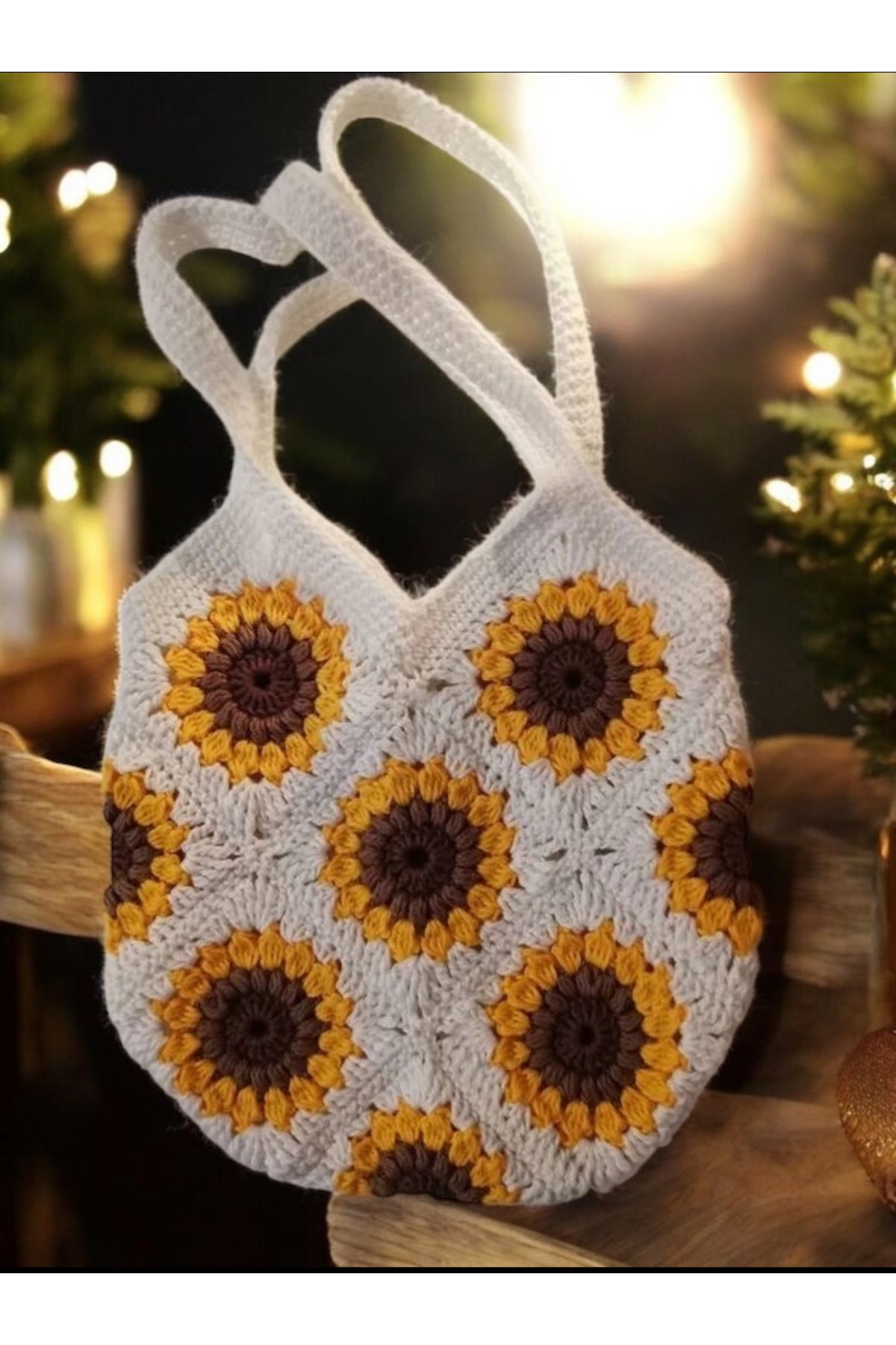 ZAHandmade Ayçiçek el yapımı çanta