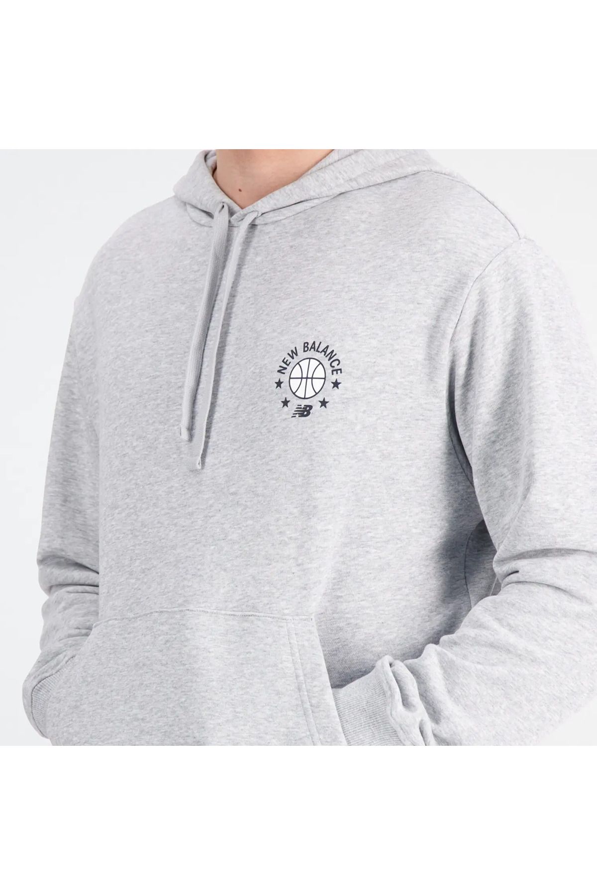 New Balance Lifestyle Erkek Sweatshirt - Mnh1411-ag