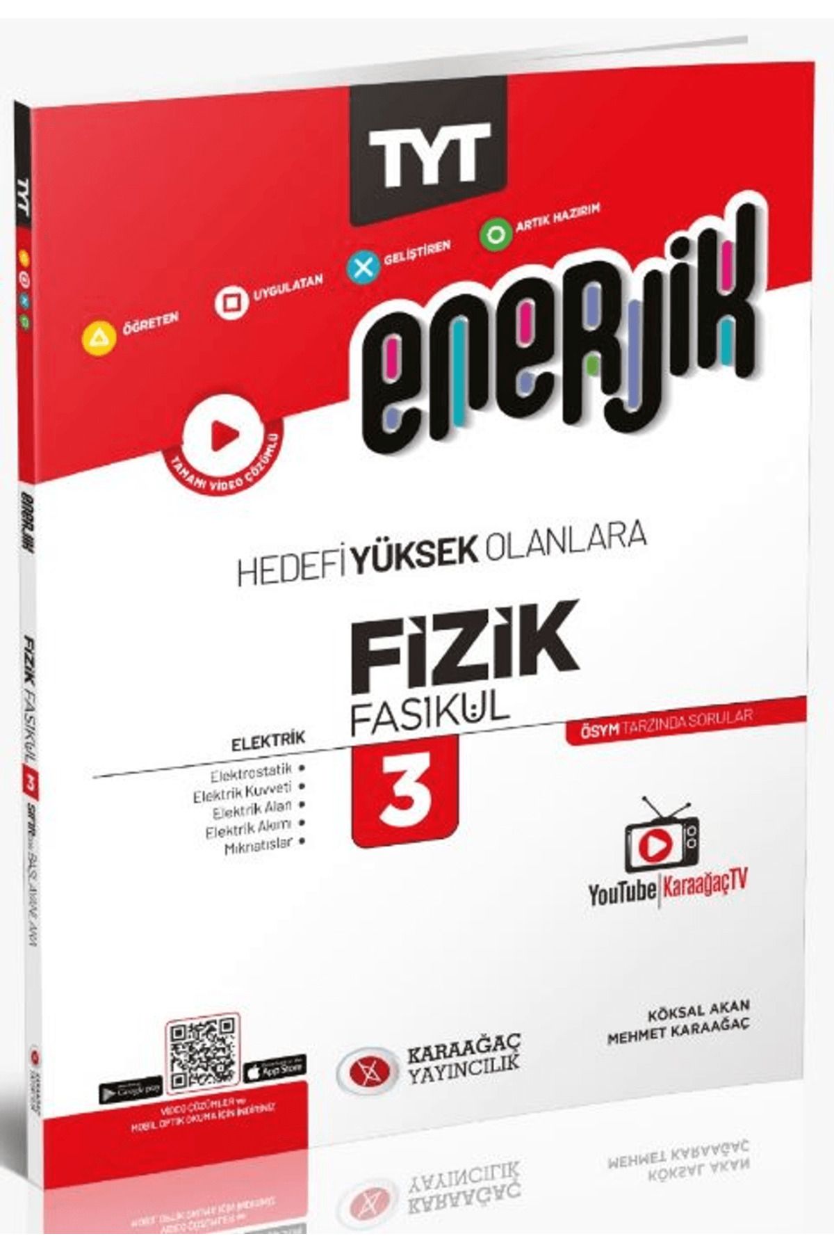 Karaağaç Yayıncılık 2023 Enerjik TYT Fizik Fasikülleri - 3