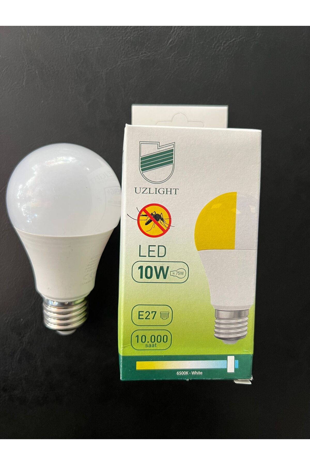 OKYANUSAYD 10 WATT SİNEK KOVUCU HEM BEYAZ HEM SARI IŞIK ÇİFT RENK YANABİLEN E-27 LED IŞIK 830 LÜMEN