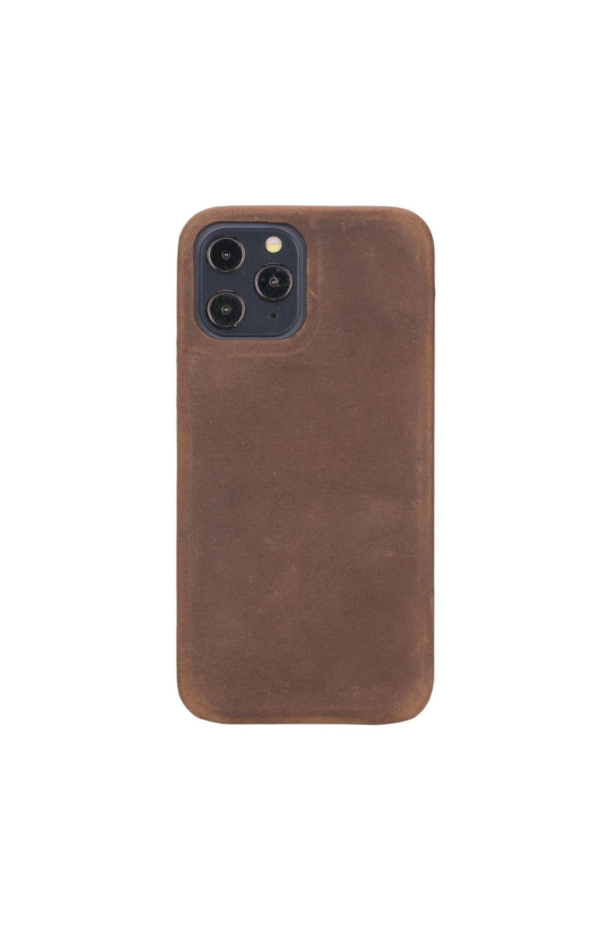 Vemora Apple iPhone 12 Pro Max Uyumlu Deri Arka Kapak F360 G2