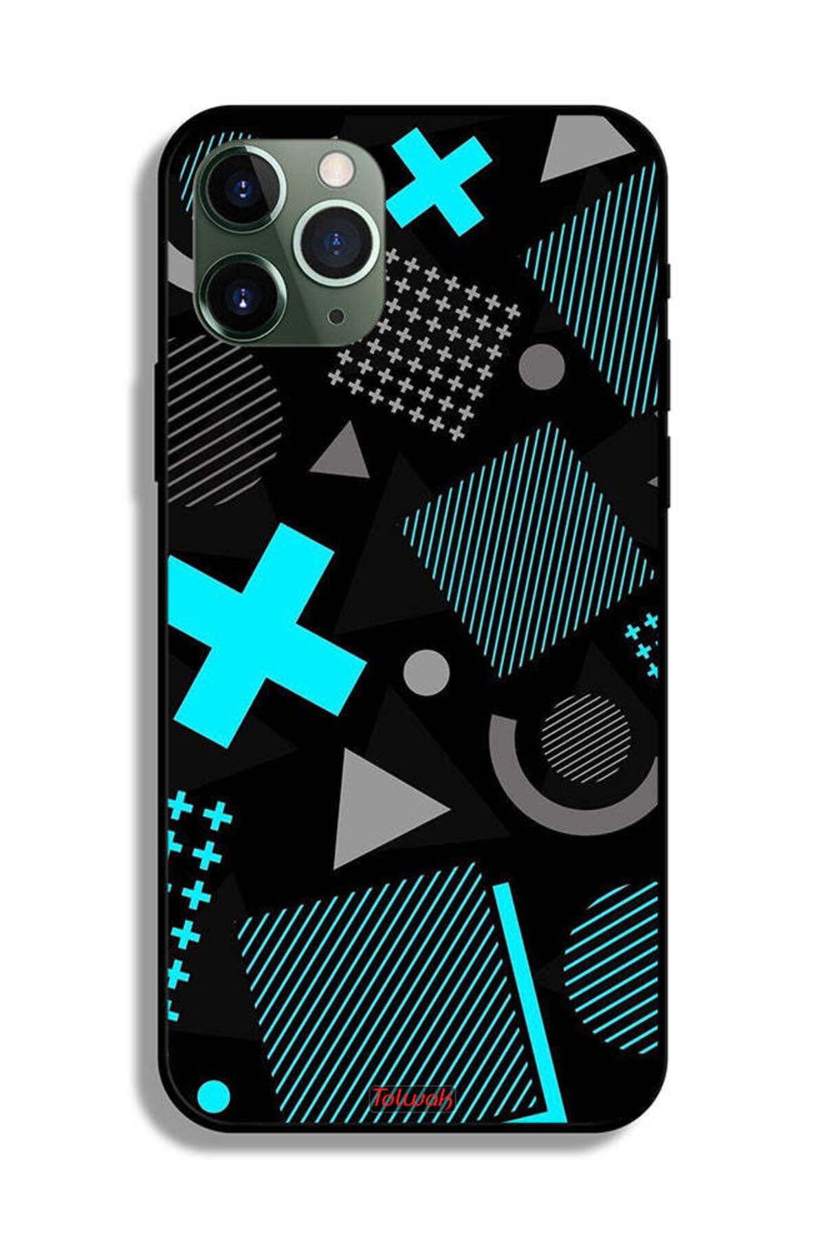 Tolwak-Apple iPhone 11 Pro Max Protective Case Squid Game Icons 2