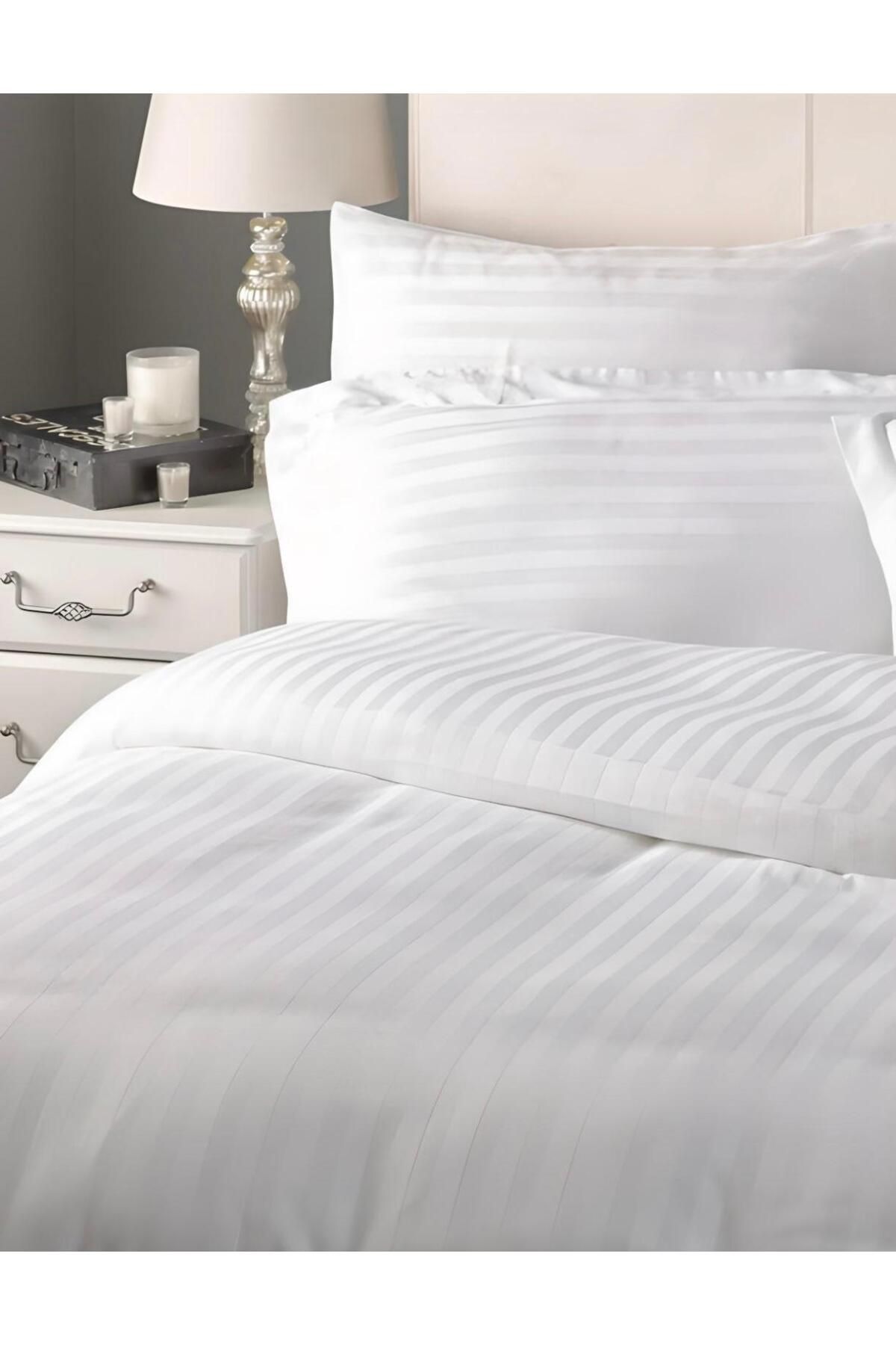 Belsina Home-طقم ملاءات مطاطية من الساتان القطني مقاس كبير |   180x200 سم |   100% قطن 1