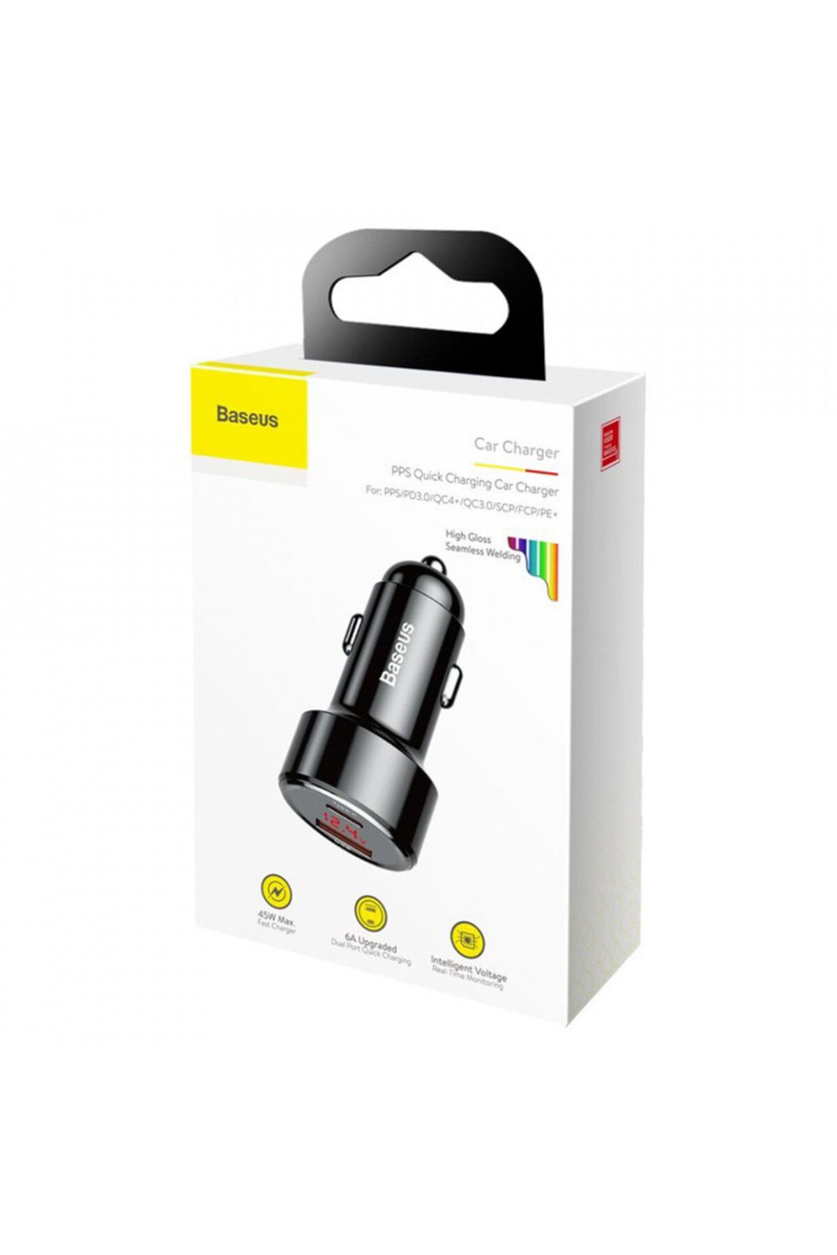 Baseus-Încărcător auto USB, Tip-C 6A, 45W - (CCMLC20C-01) - Negru 7