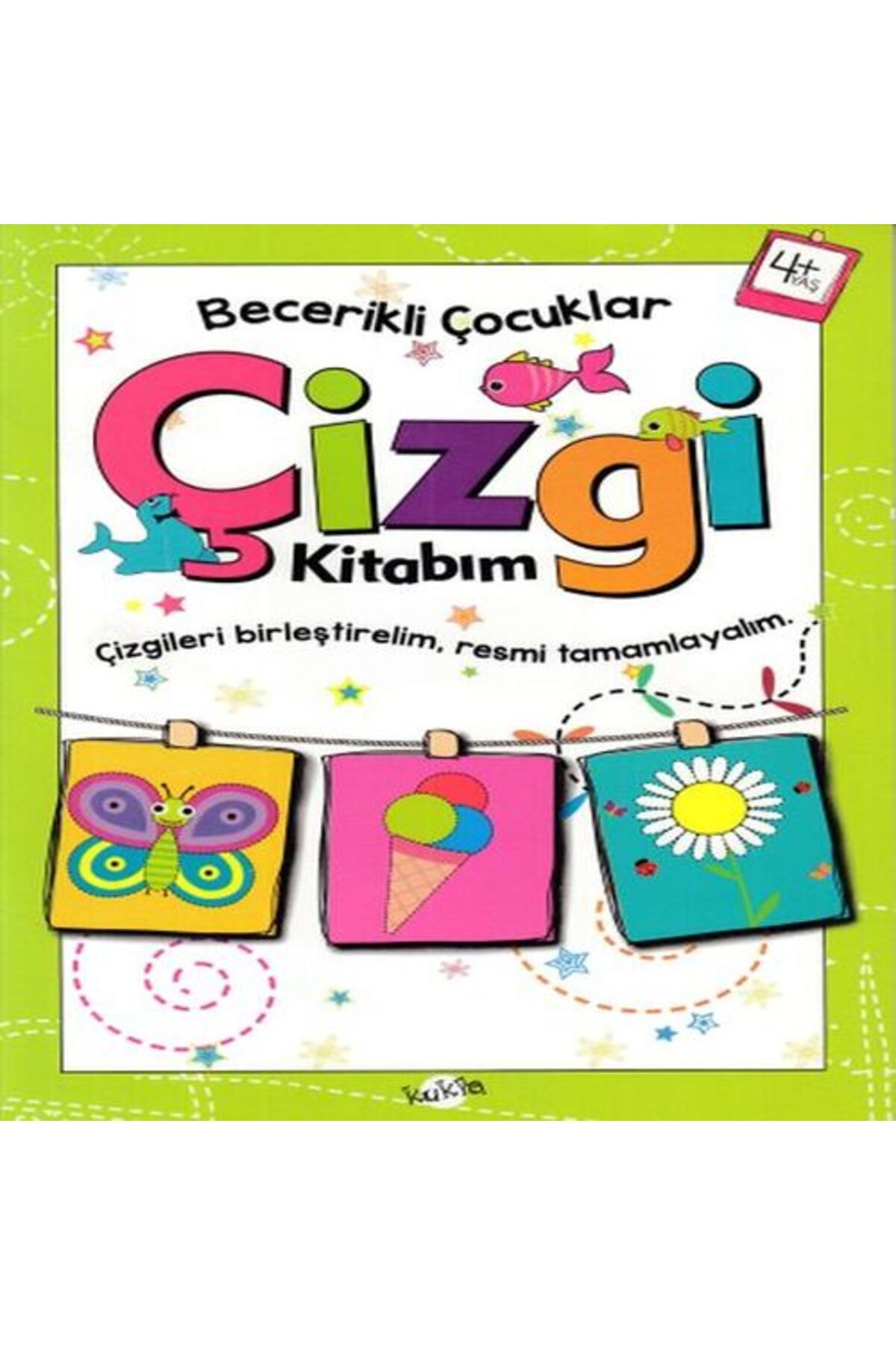 Kukla Yayınları Becerikli Çocuklar Çizgi Kitabım 4 Yaş