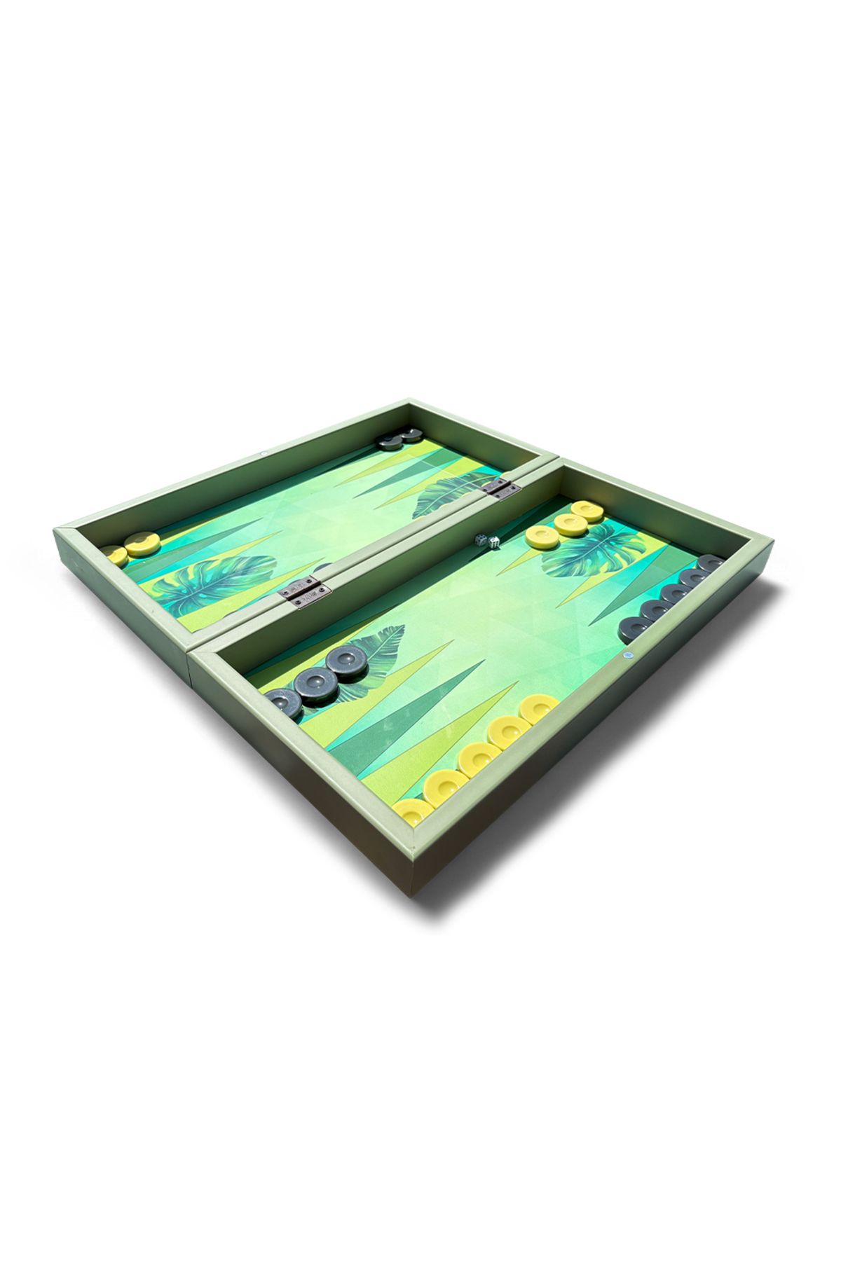 Biggdesign-Nature Backgammon |   Anti-Scratch Floor, Magnetic Mdf Case, 2 Layers of Varnish Polished 3