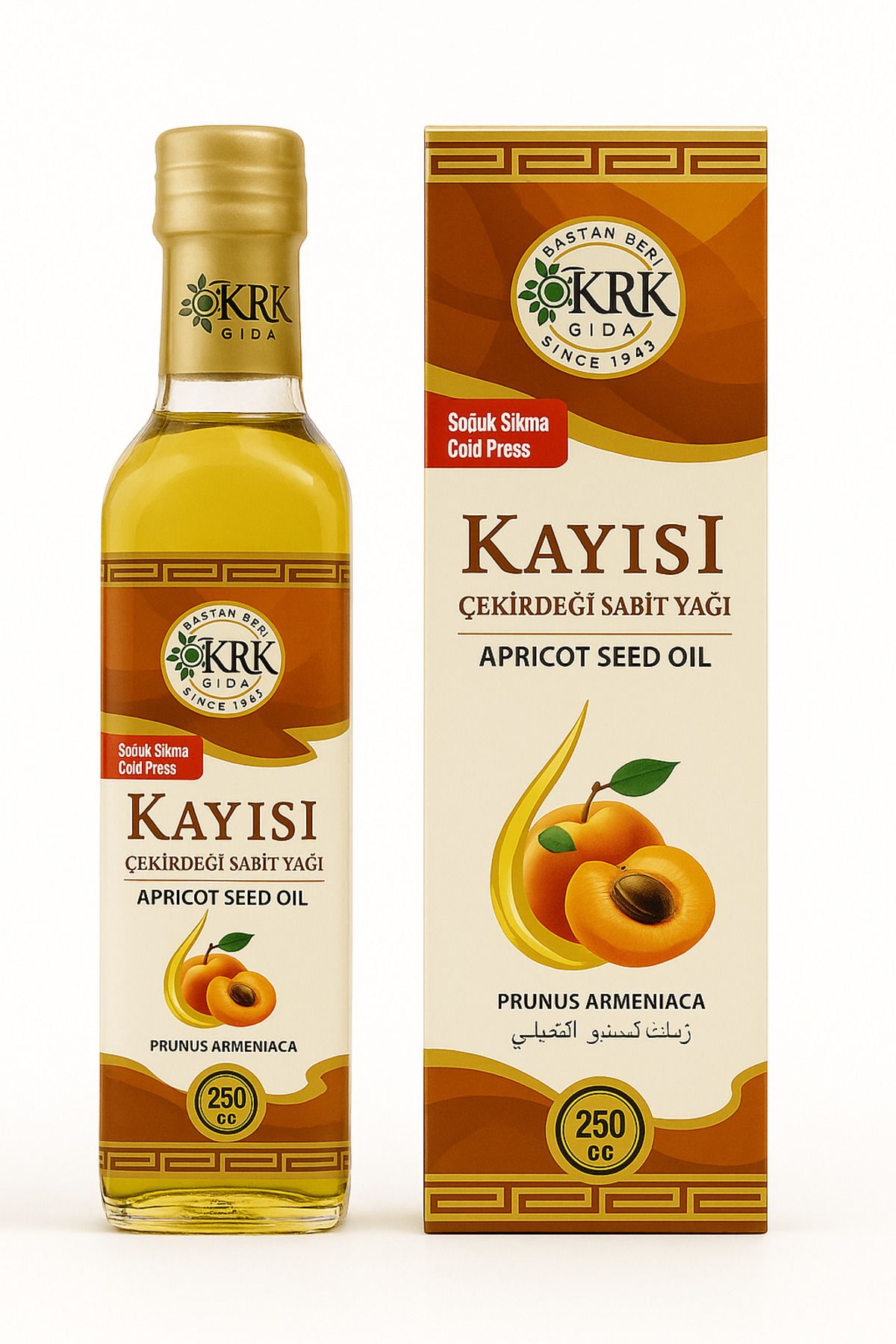 Krk Gıda Kayısı Çekirdeği Yağı 250 ML