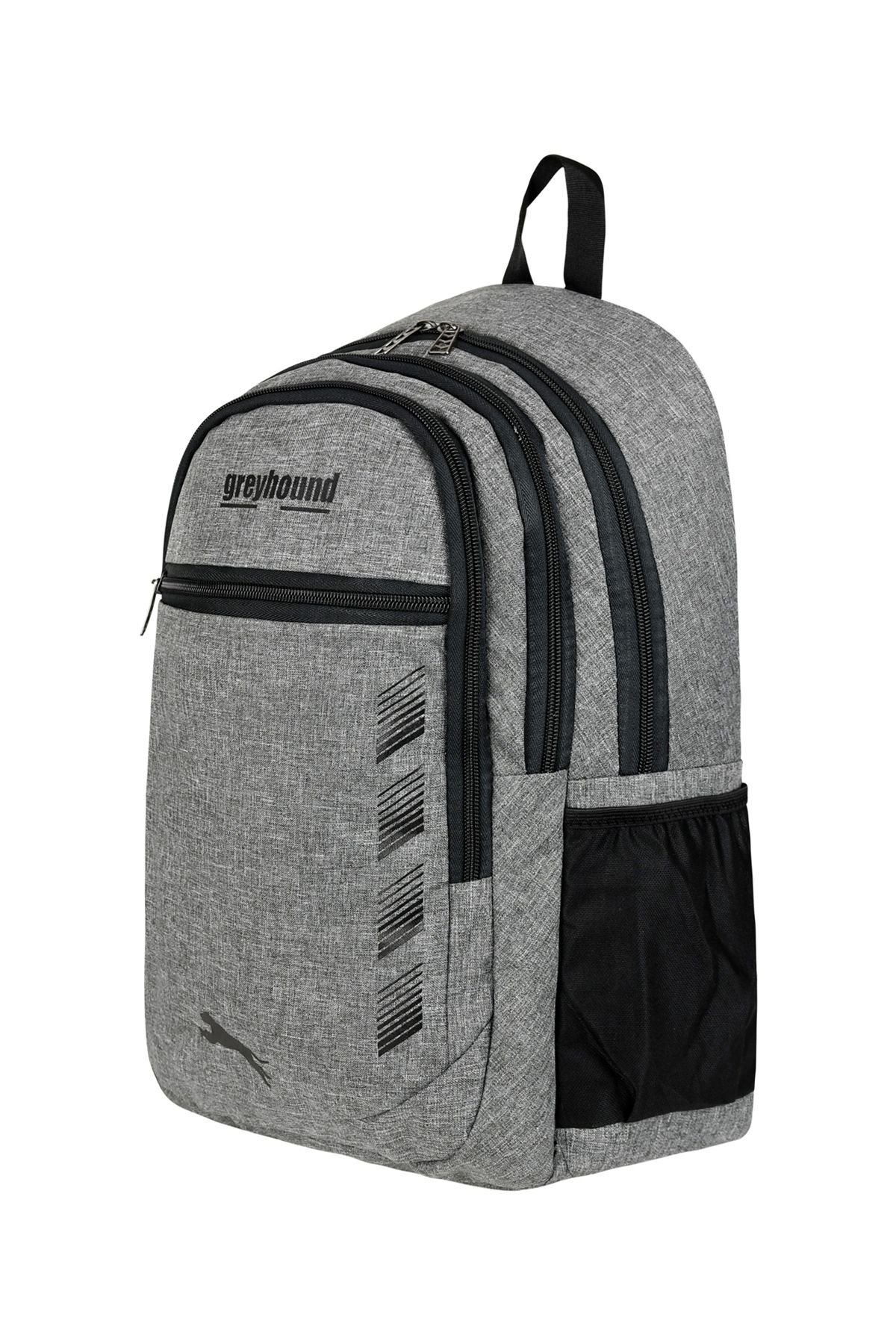 Bliss-Gray Linen Fabric Backpack Suitable for Daily and School Use, Lightweight and Large Volume Unisex Bag 2
