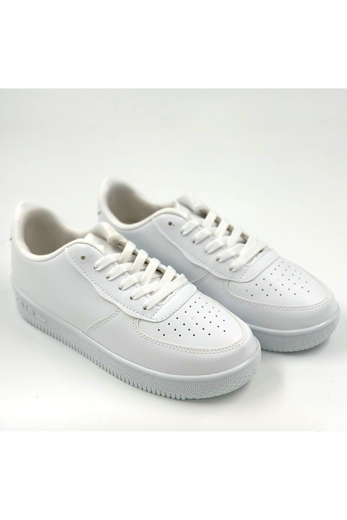 Klay Shoes Unisex Spor Sneaker Günlük Spor Ayakkabı BEYAZ