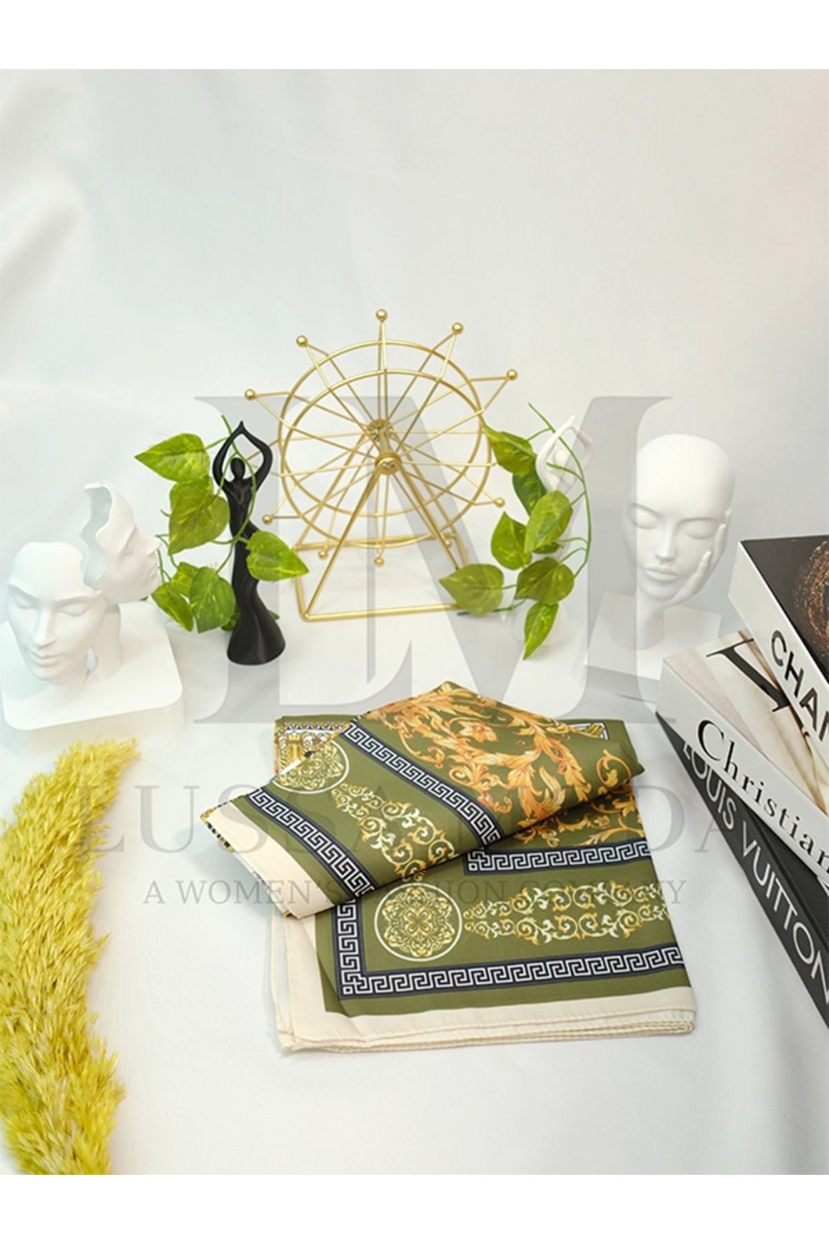 LUSSAMODA V DESEN İTHAL TWİLL EŞARP