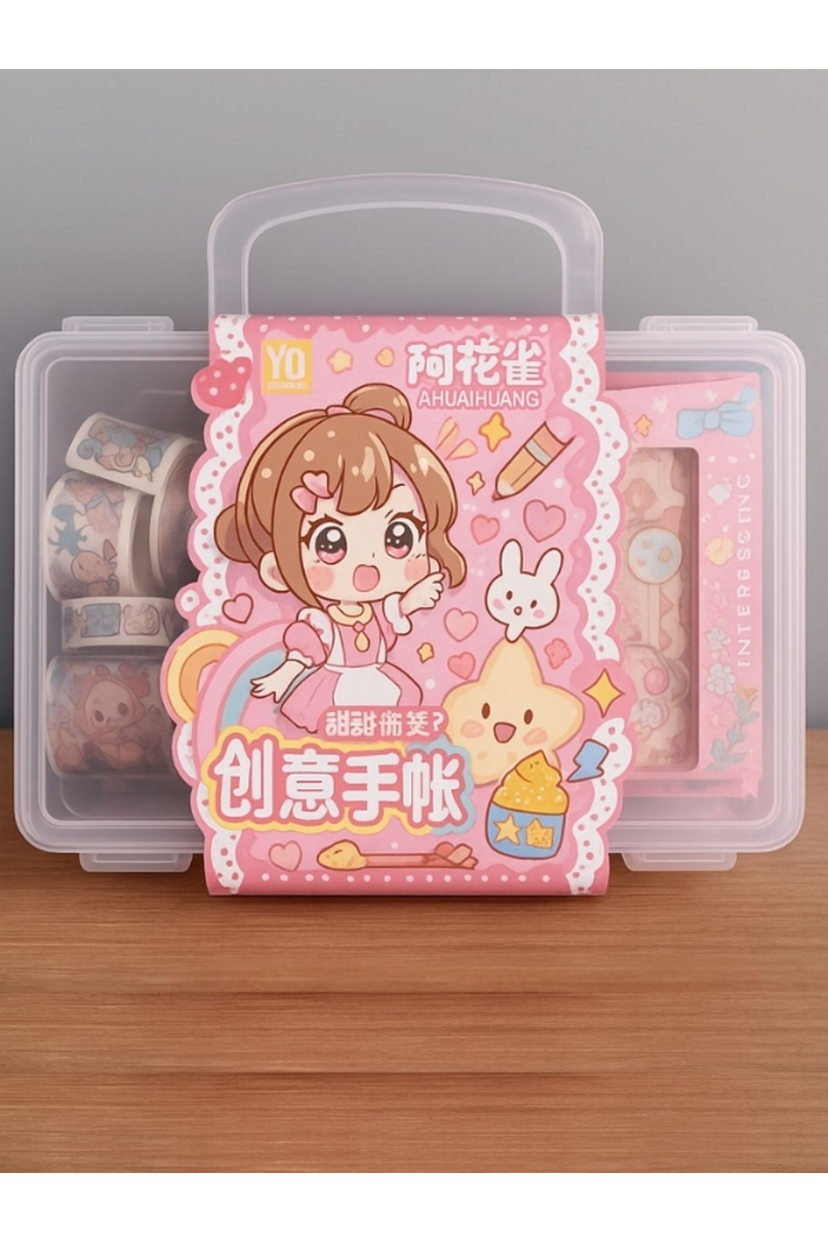 MUNIS Kawaii World Sürpriz Sticker & Washi Bant Seti