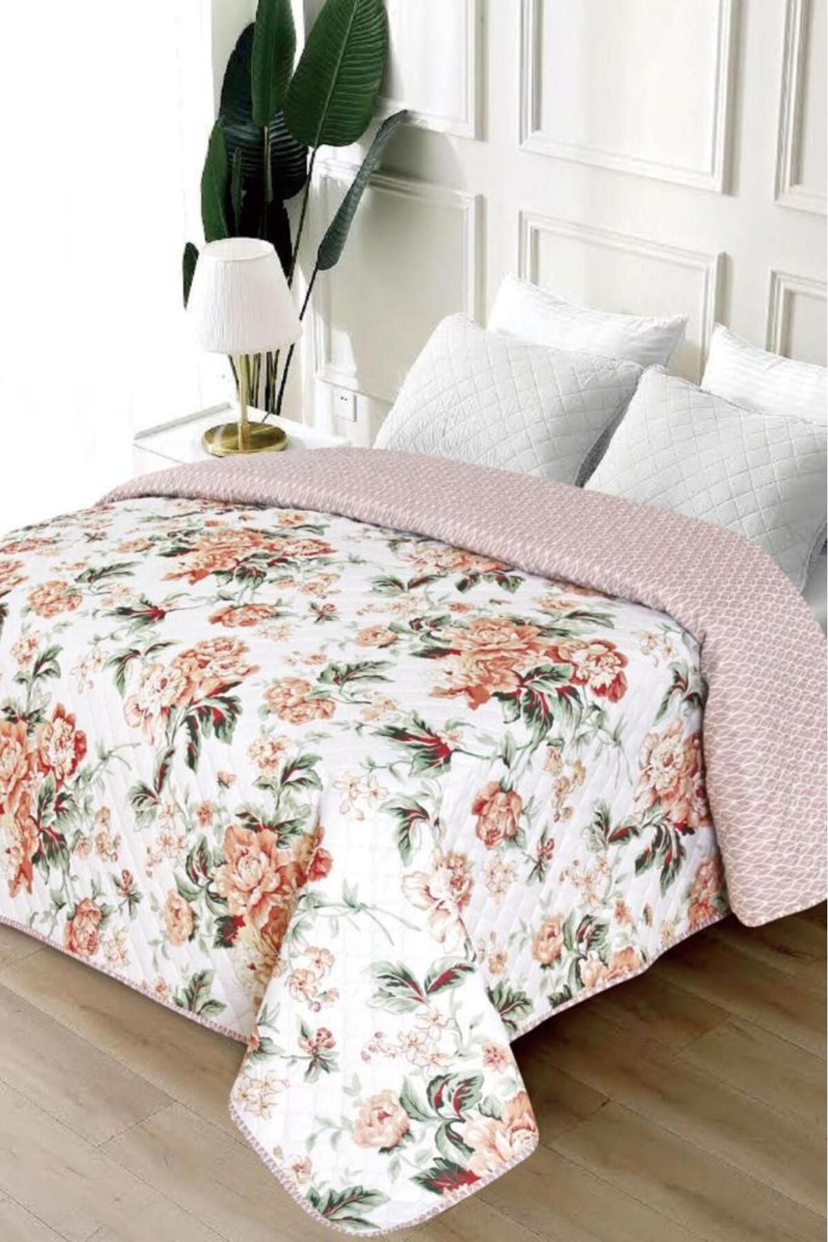 Çeyiz Diyarı Flora Buket Tek Kişilik 200x220 cm Tek Pike