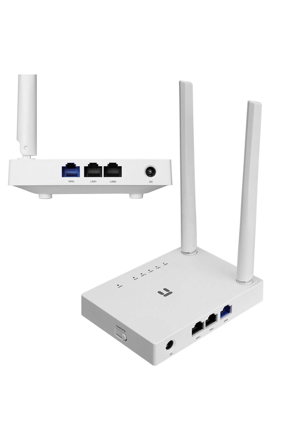 shopwave 300MBPS 2.4GHZ 1*WAN+2*LAN 2*5DBI ANTEN AP+REPEATER+WISP SMART KABLOSUZ ROUTER (5047)