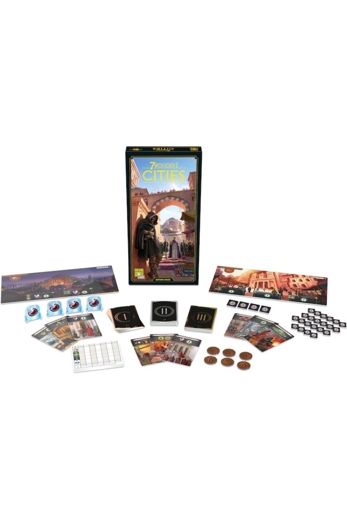 Asmodee-Game Asmodee - 7 Wonders, Cities, extension 2