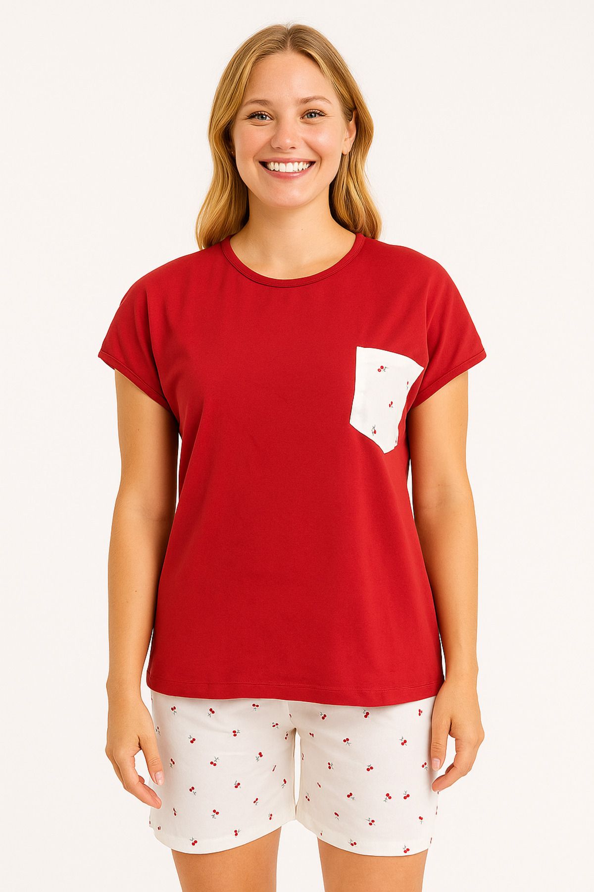 İpek Tekstil %100 Pamuk Kadın Penye Pijama