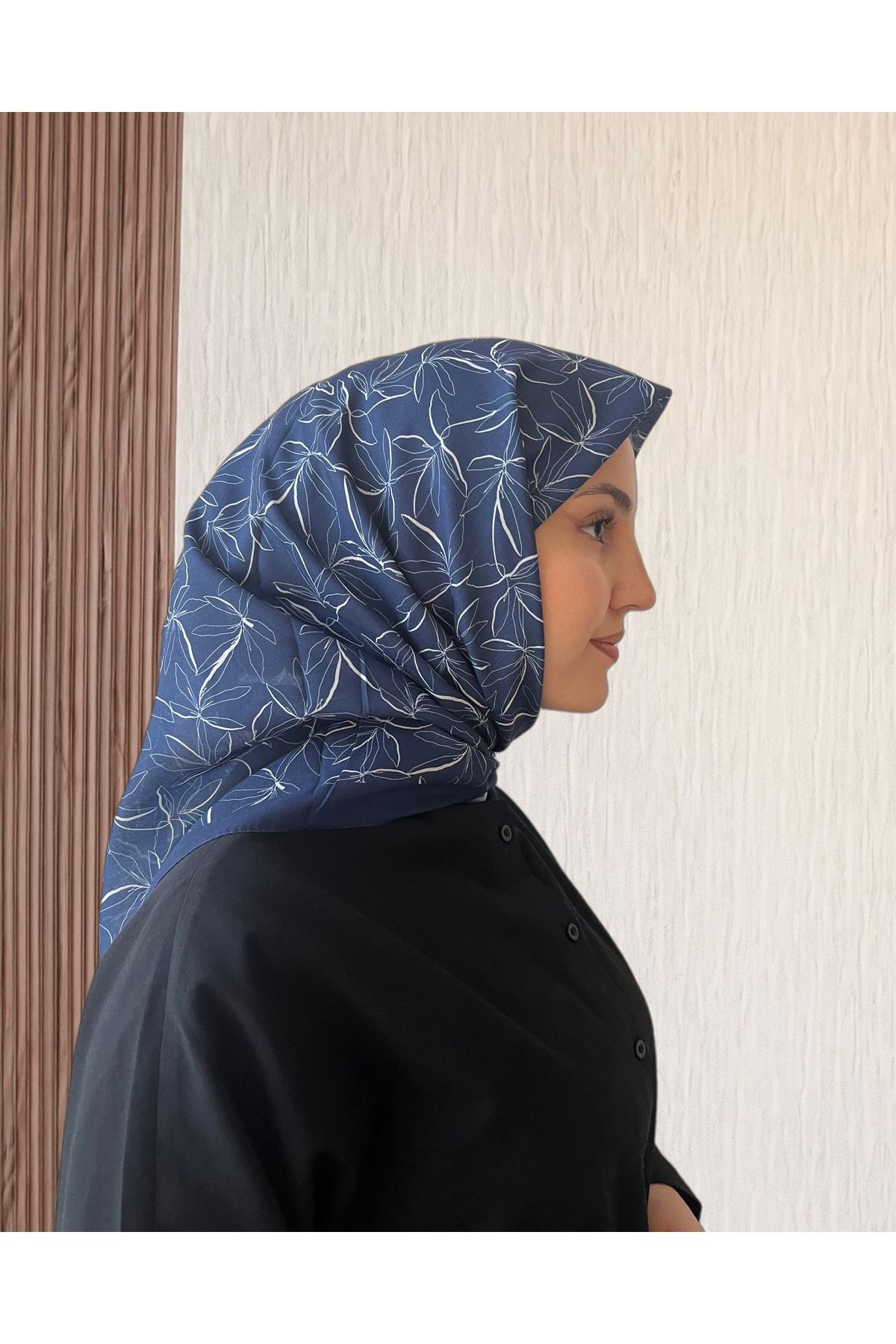 SarQa Scarft Çiçek Desen Eşarp