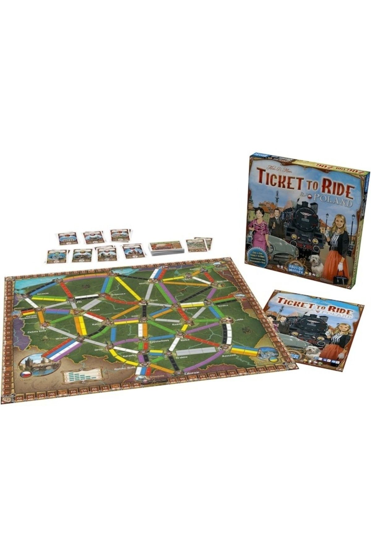 Asmodee-Game Asmodee - Ticket to Ride, Map Collection, Poland, lb. english 3