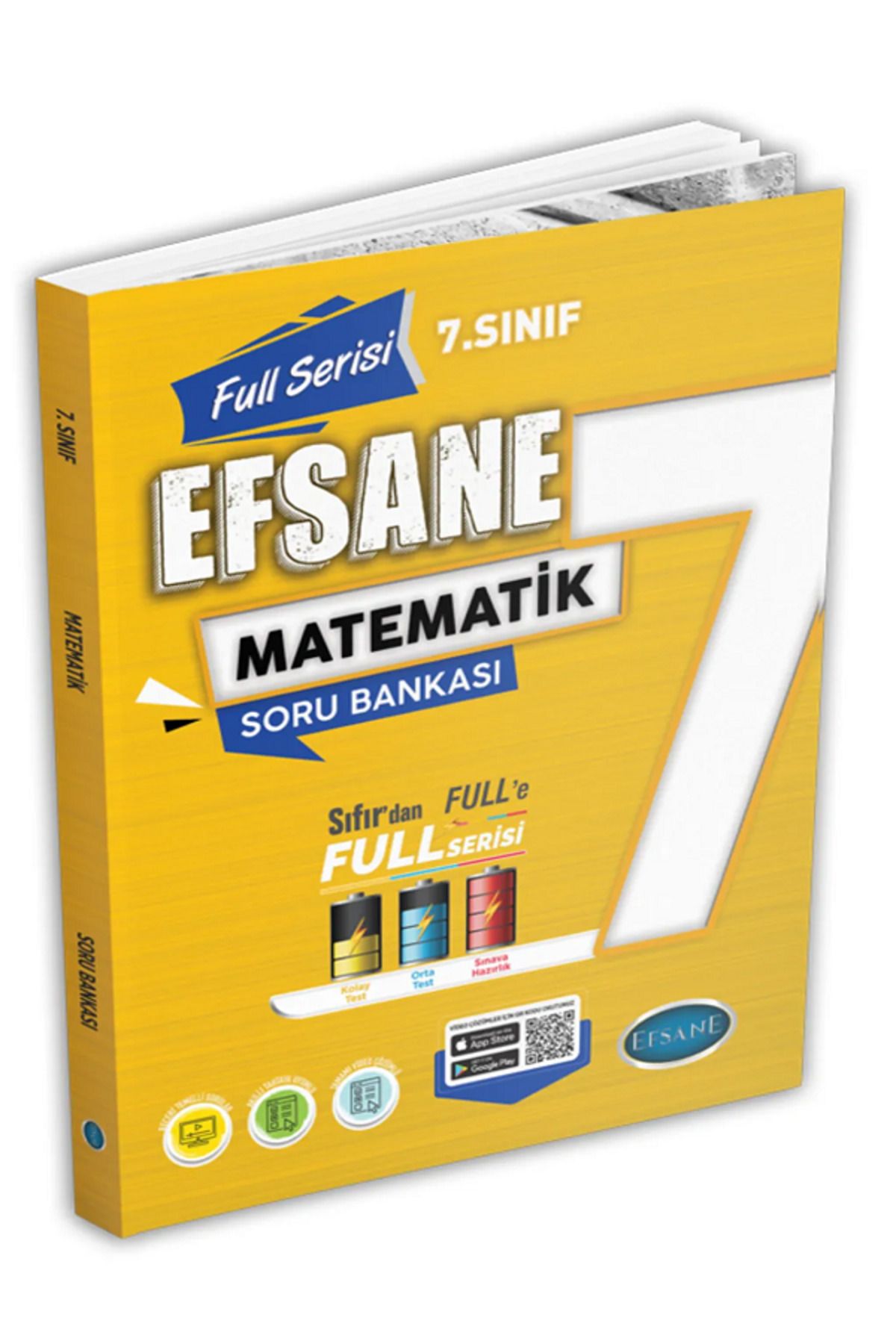 Evrensel İletişim Yayınları 7.Sınıf Efsane FULL Serisi Matematik Soru Bankası / Sıfır'dan Full'e / Video Çözümlü