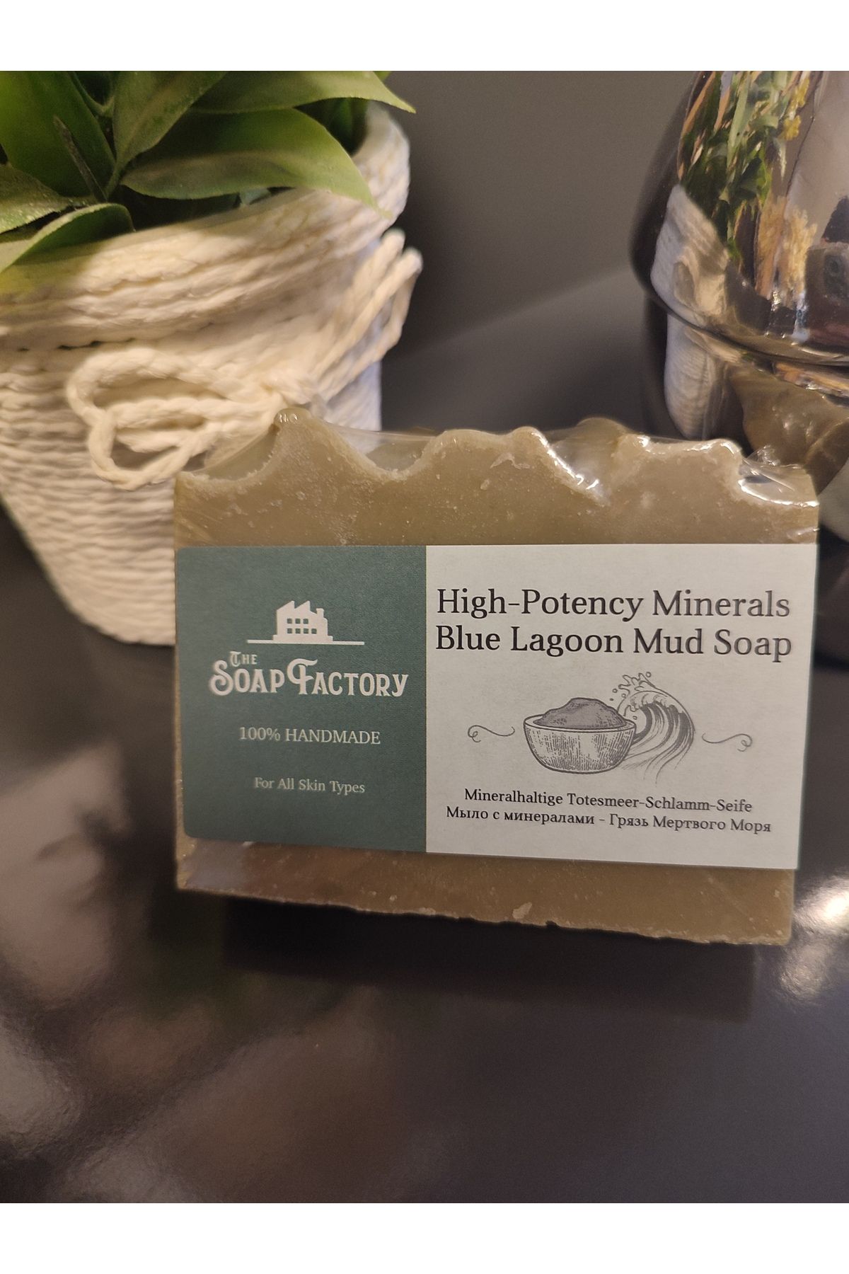SS HOME CONCEPT Doğal El Yapımı Mineralli Mavi Çamur Sabunu