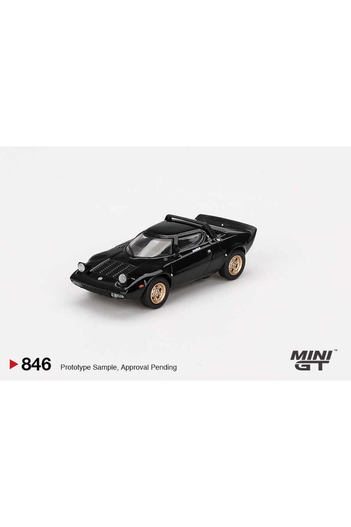 mini gt 1/64 846 Lancia Stratos HF Stradale Nero - Blister Paket