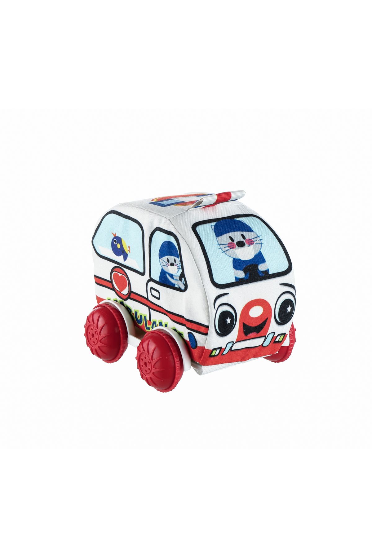 Toys2you Eğitici Meslekler Peluş Araba - Ambulans