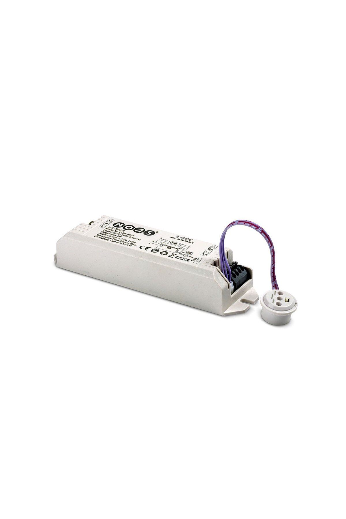 Noas 3-54W Acil Durum Kiti (3 Saat) - Noas YL89-3054
