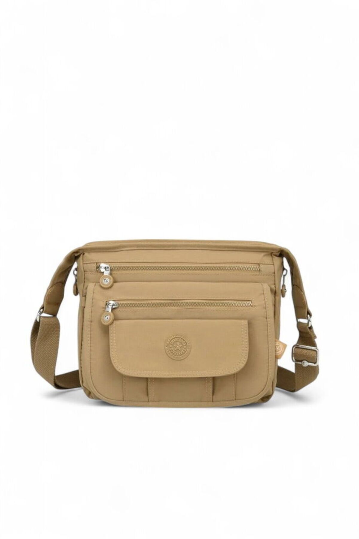 SMART BAGS Krinkıl Camel Kadın Çapraz Askılı Çanta SMB 3005