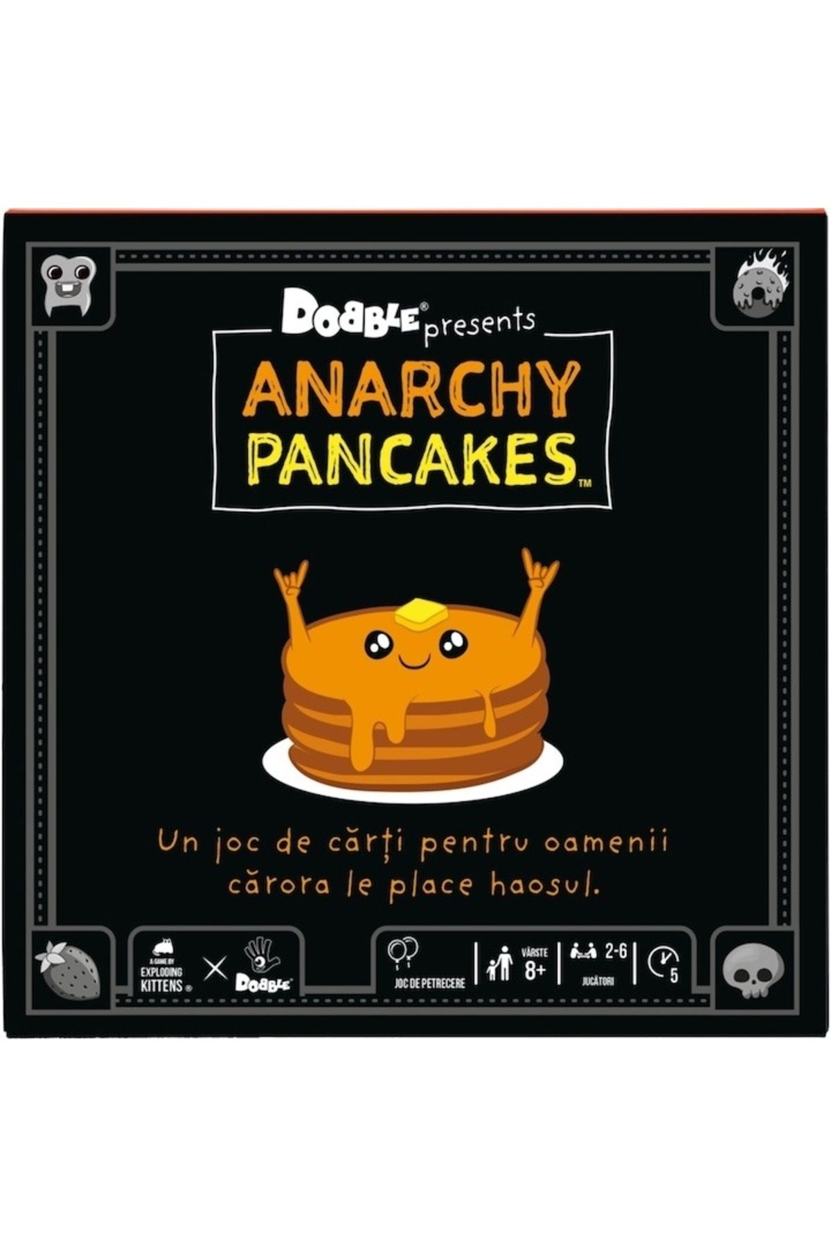 Asmodee-Dobble Game - Anarchy Pancakes, Romanian language 1