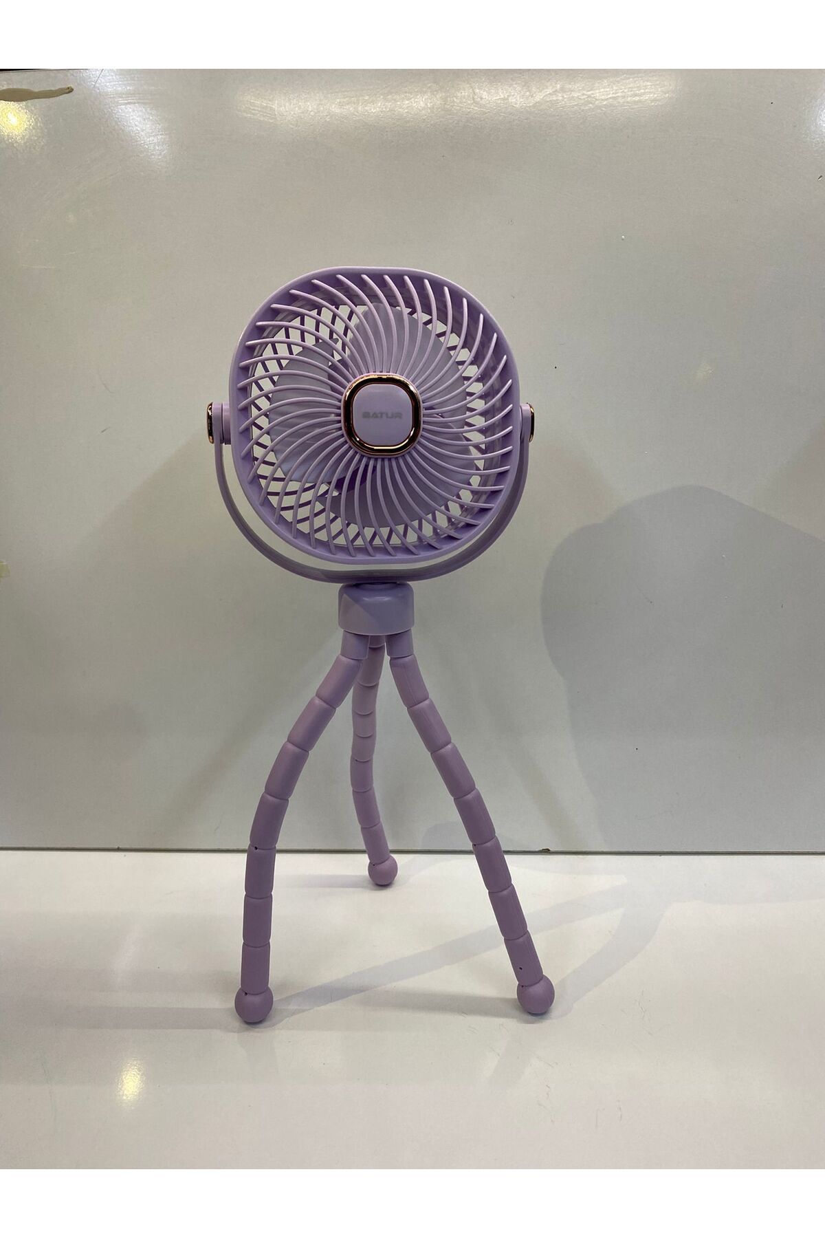 BATUR Şarjlı & Çok Modlu: Mini Tripod Ayaklı Hareketli Başlıklı Vantilatör